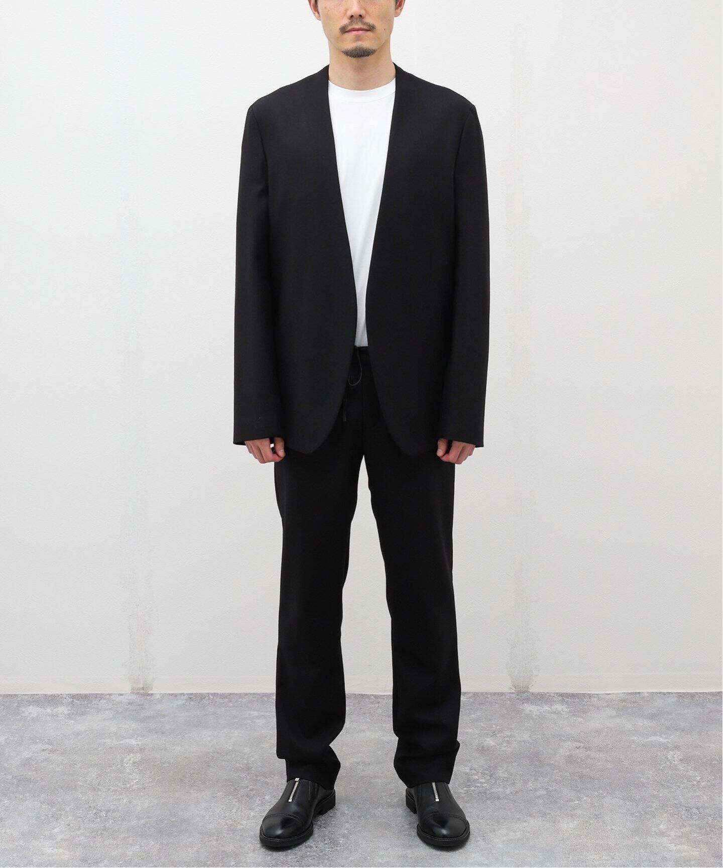 MAISON MARGIELA / メゾン マルジェラ】ノーカラーフランネル（ノー  