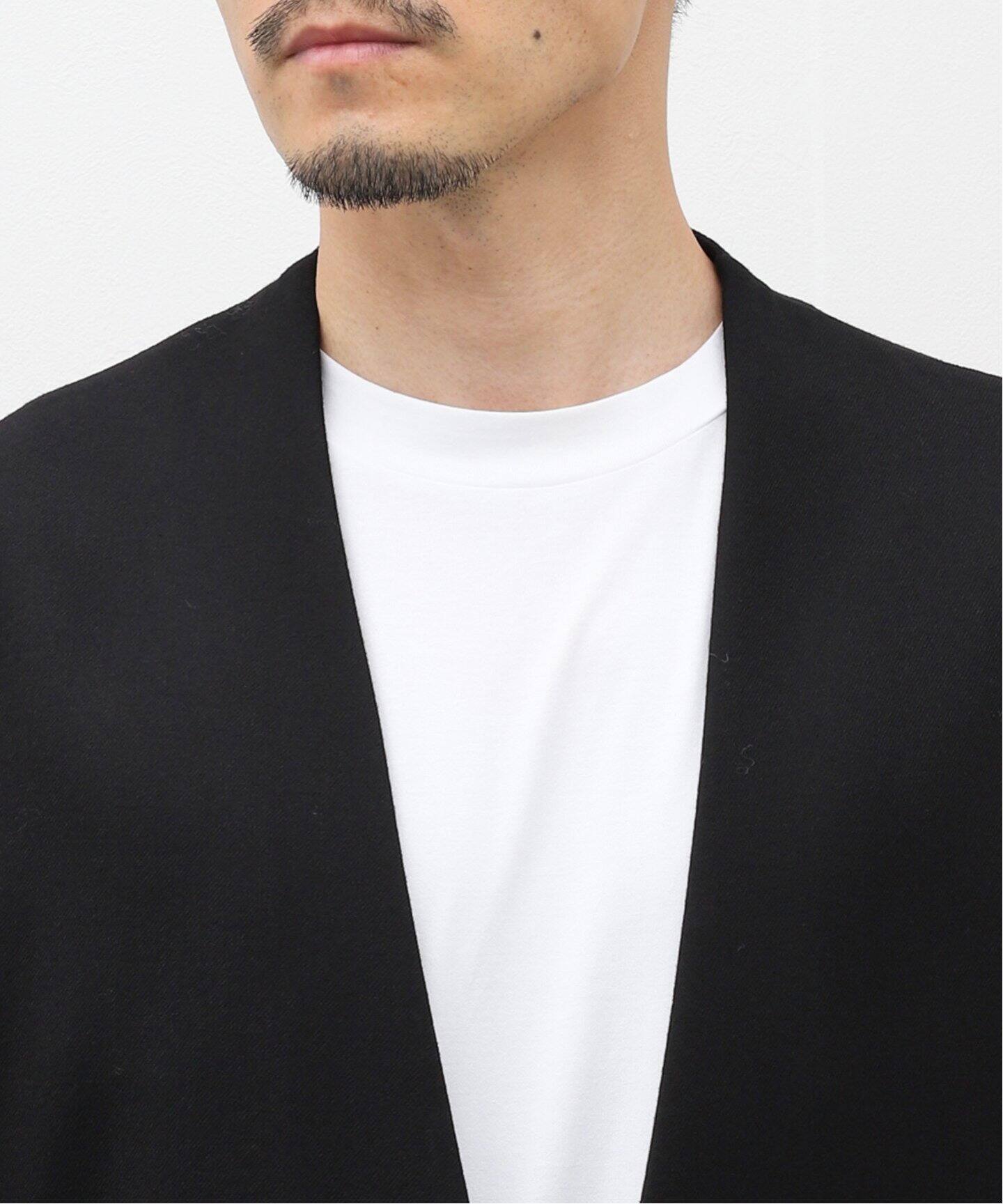 MAISON MARGIELA / メゾン マルジェラ】ノーカラーフランネル（ノー 