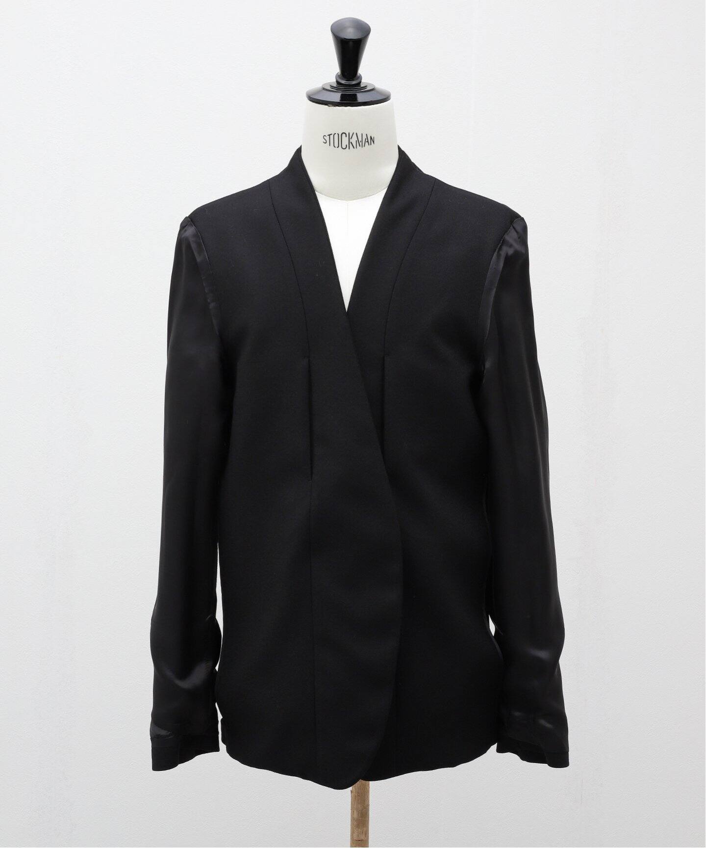 MAISON MARGIELA / メゾン マルジェラ】ノーカラーフランネル（ノー  