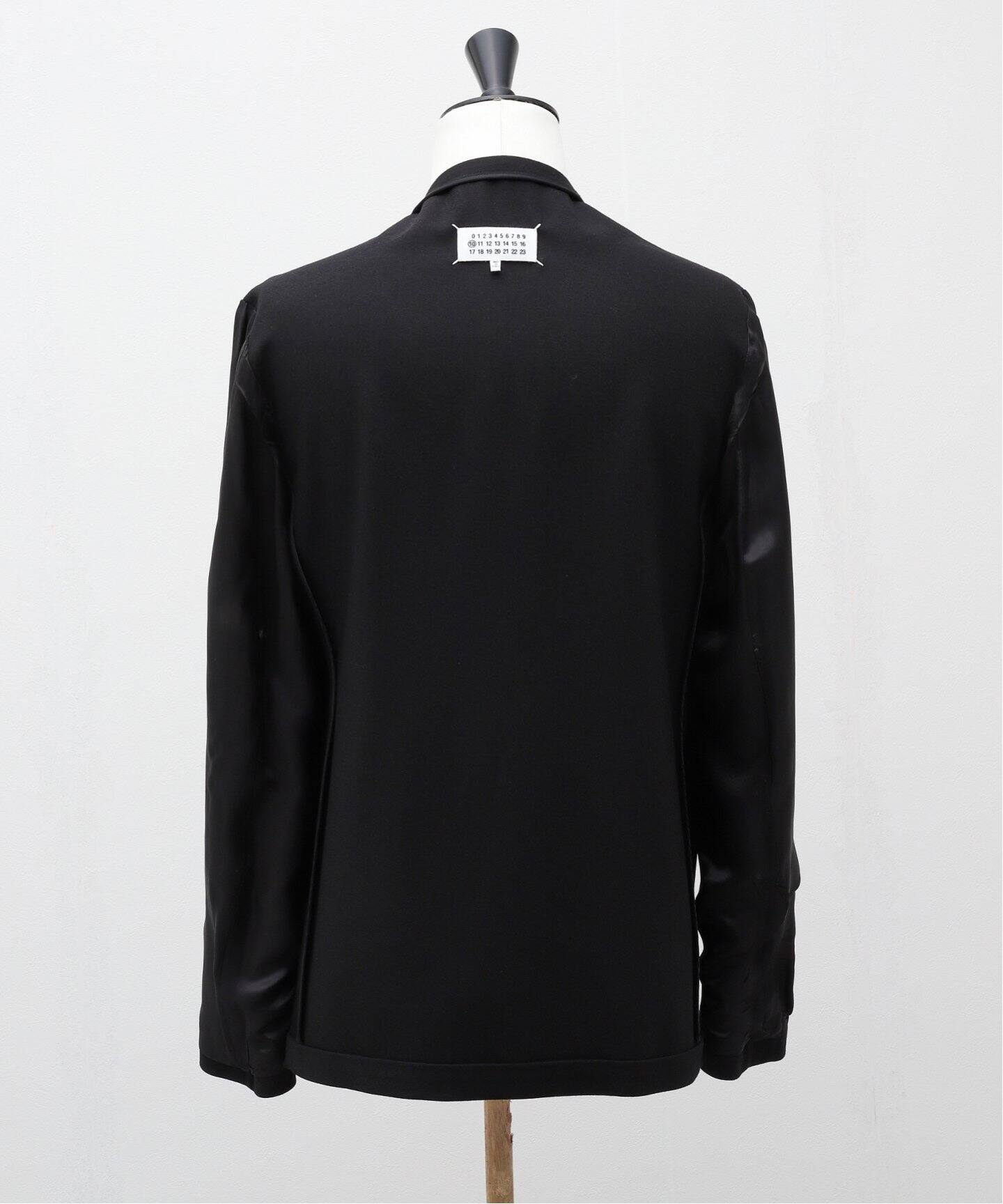 MAISON MARGIELA / メゾン マルジェラ】ノーカラーフランネル（ノー  