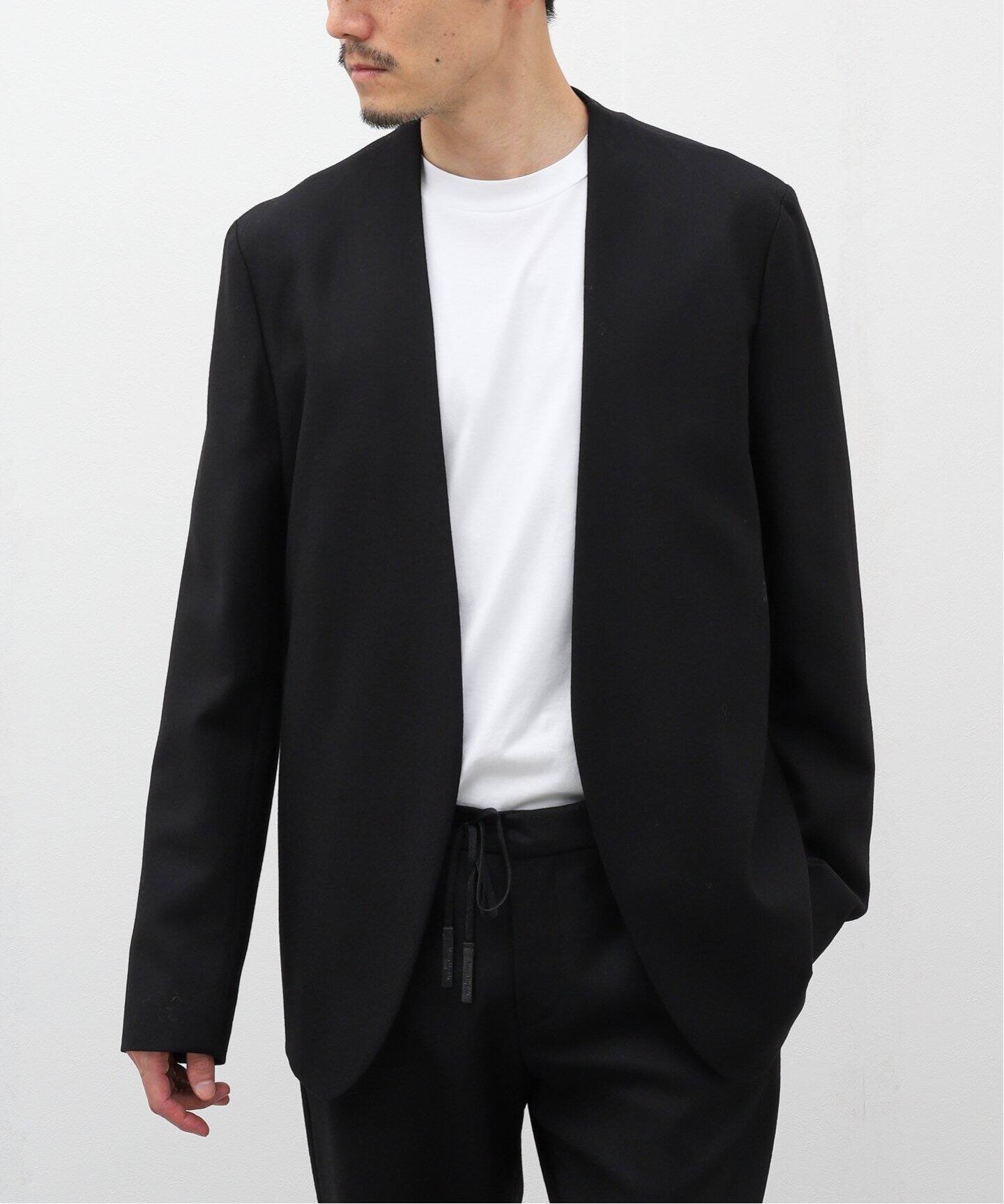 MAISON MARGIELA / メゾン マルジェラ】ノーカラーフランネル（ノー  