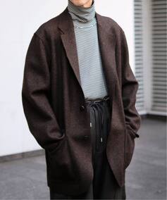 Cale / カル】別注 スーパーカムバックラムフェルト ジャケットの 