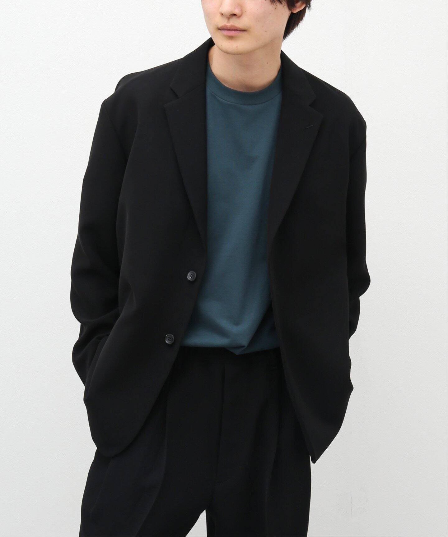 N.HOOLYWOOD / N.ハリウッド】ワイド ブラックジャケット(SET UP 