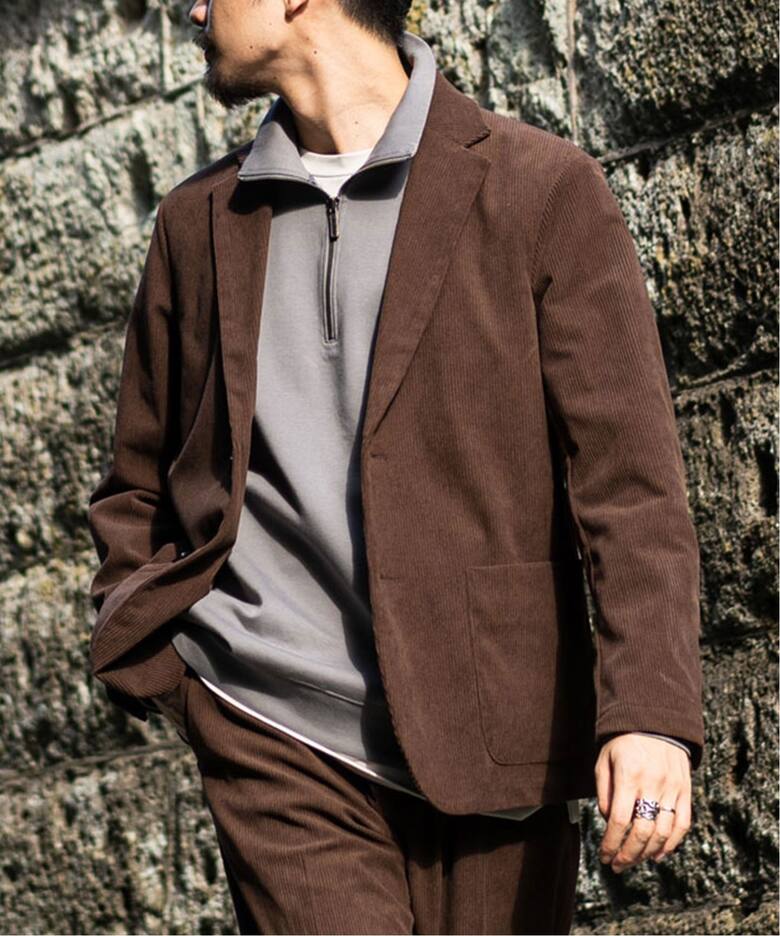 コーデュロイ 2B ジャケット ”セットアップ着用可”（テーラード 