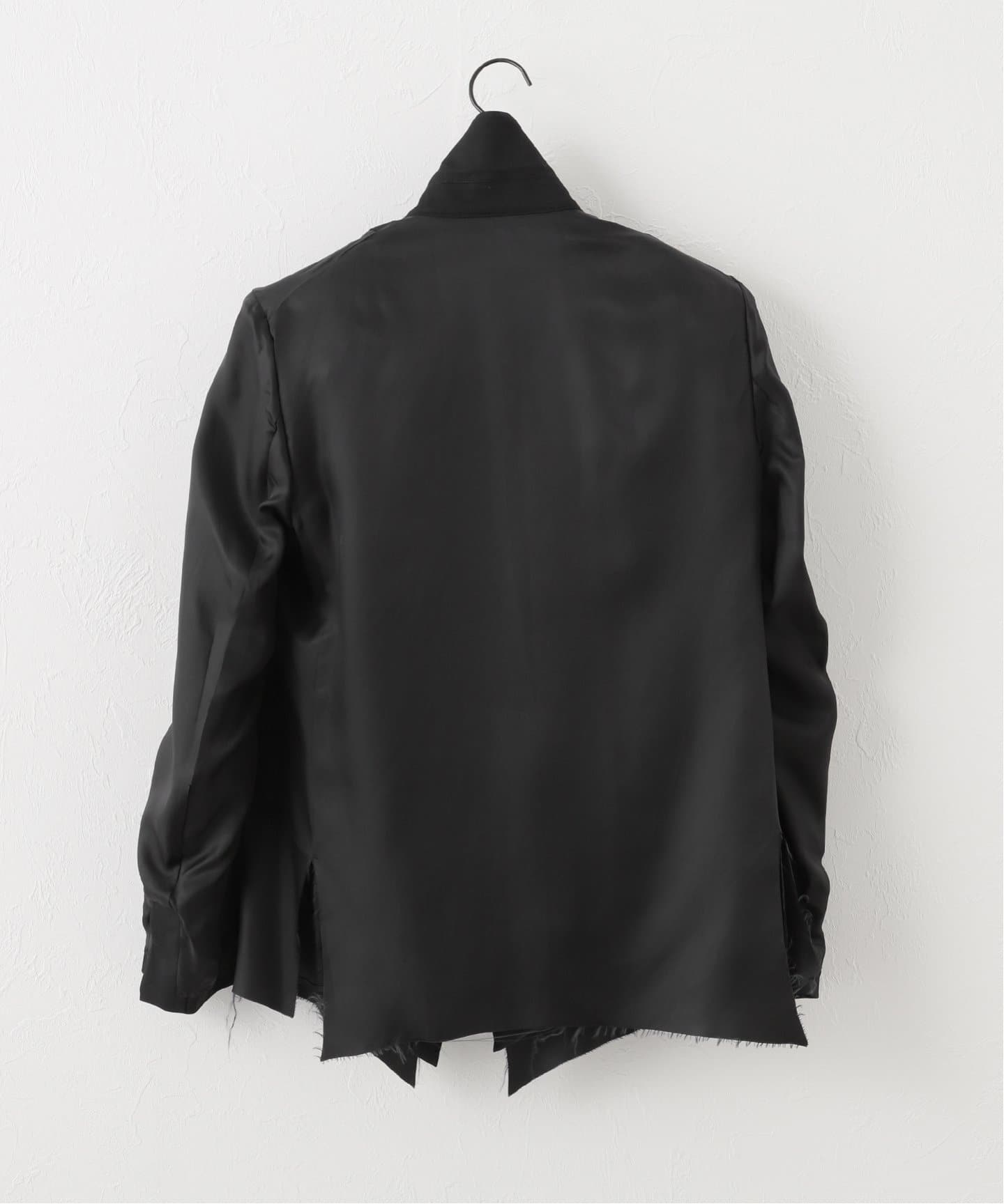 ジャケット・アウター ASYMMETRY-JACKET WOMENS】Asymmetry Bicolor Jacket アシンメトリーバイカラー