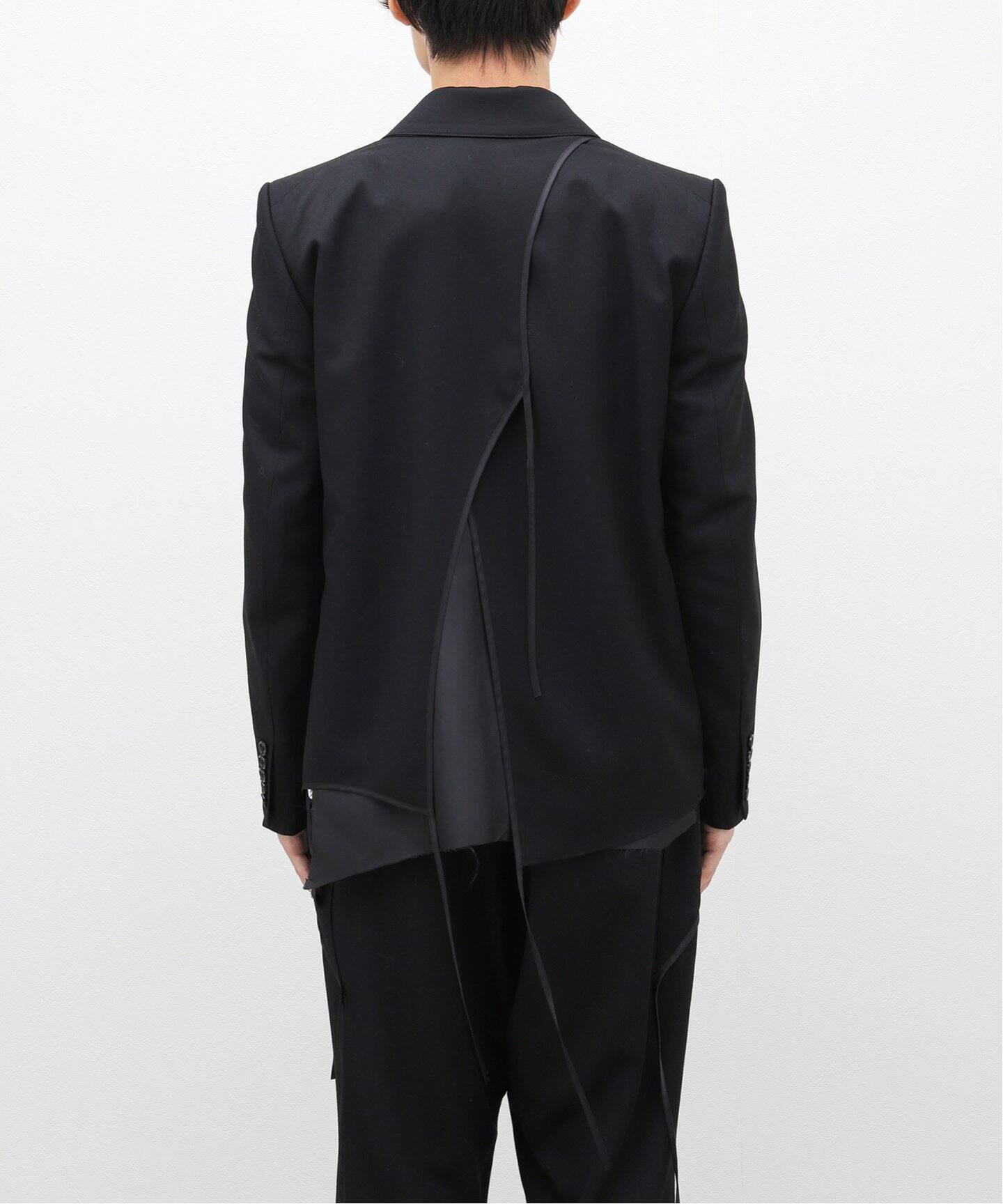 SULVAM / サルバム】2 BUTTON GABARDINE PIPING JACKET（テーラード 