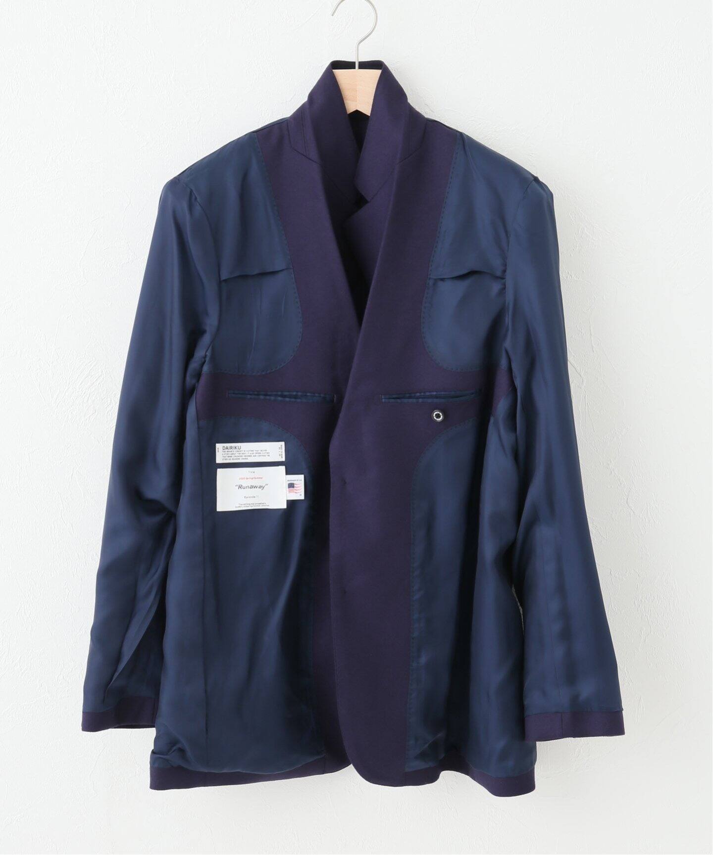 DAIRIKU / ダイリク】Dustin School Tailored Jacket（テーラード 