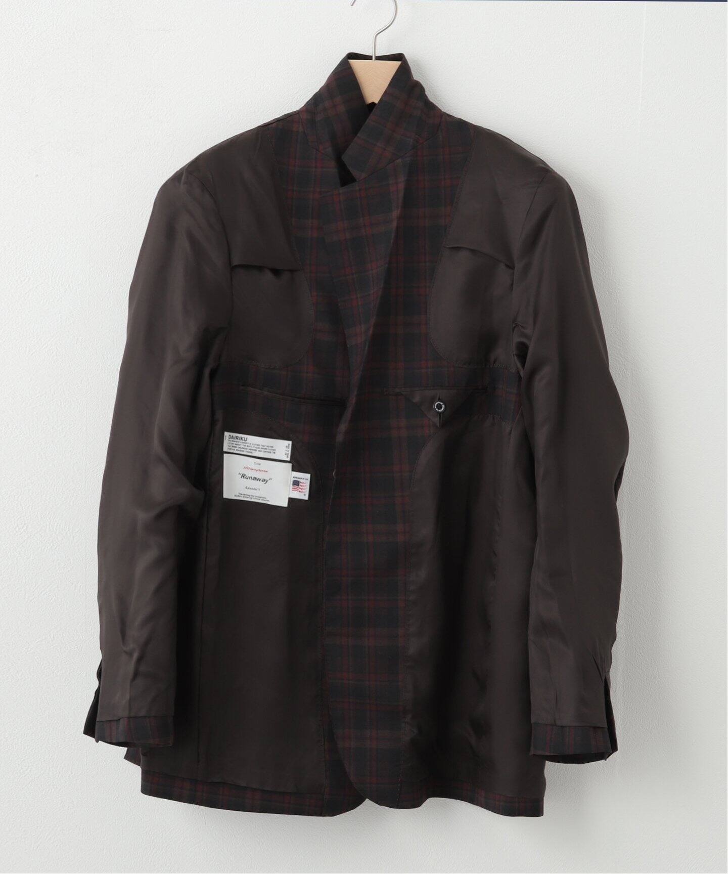 DAIRIKU / ダイリク】School Check Tailored Jacket（テーラード  