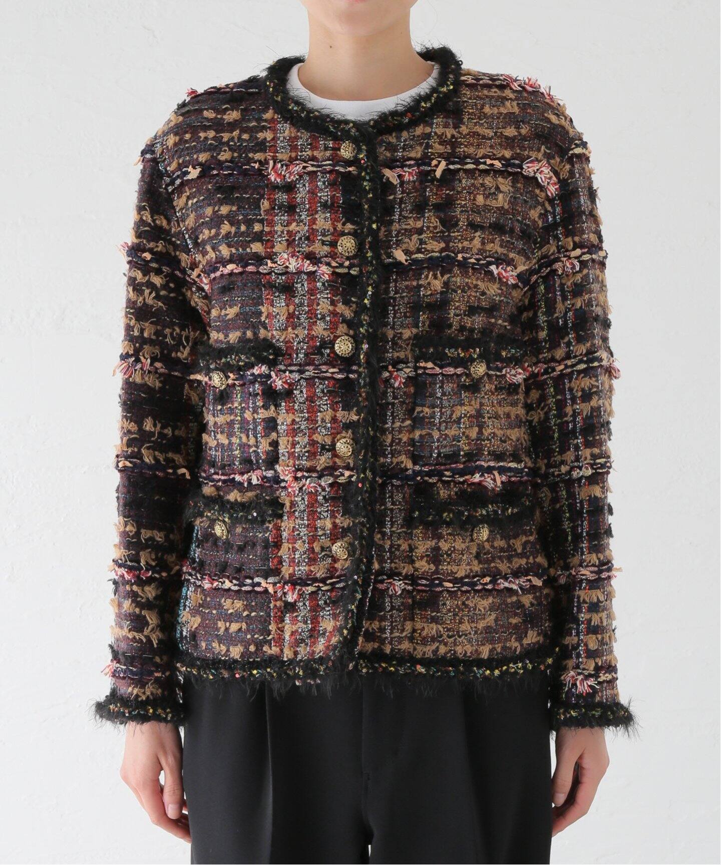 leur logette/ルールロジェット】Tweed jacket 02333（その他  