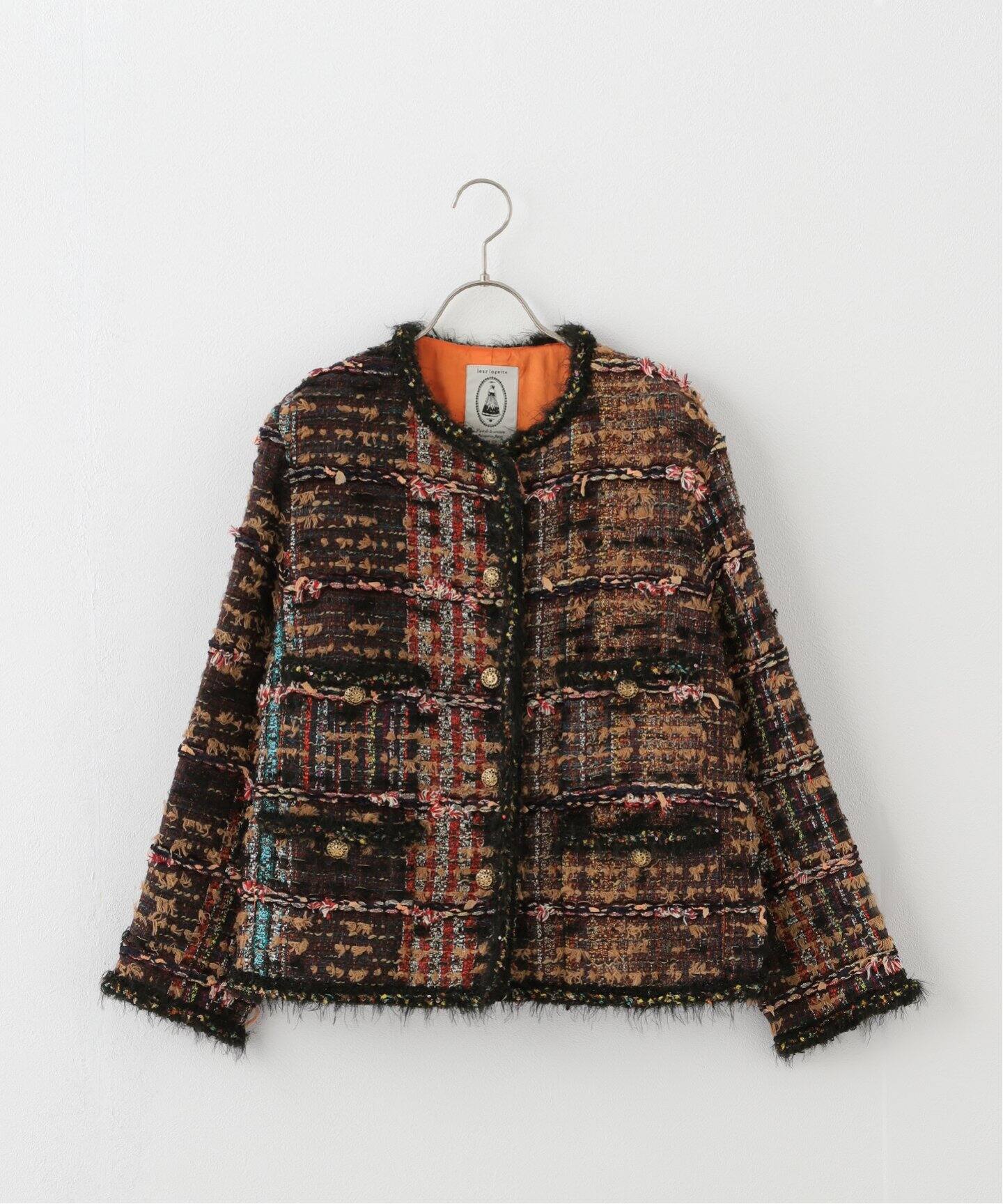 leur logette/ルールロジェット】Tweed jacket 02333（その他  