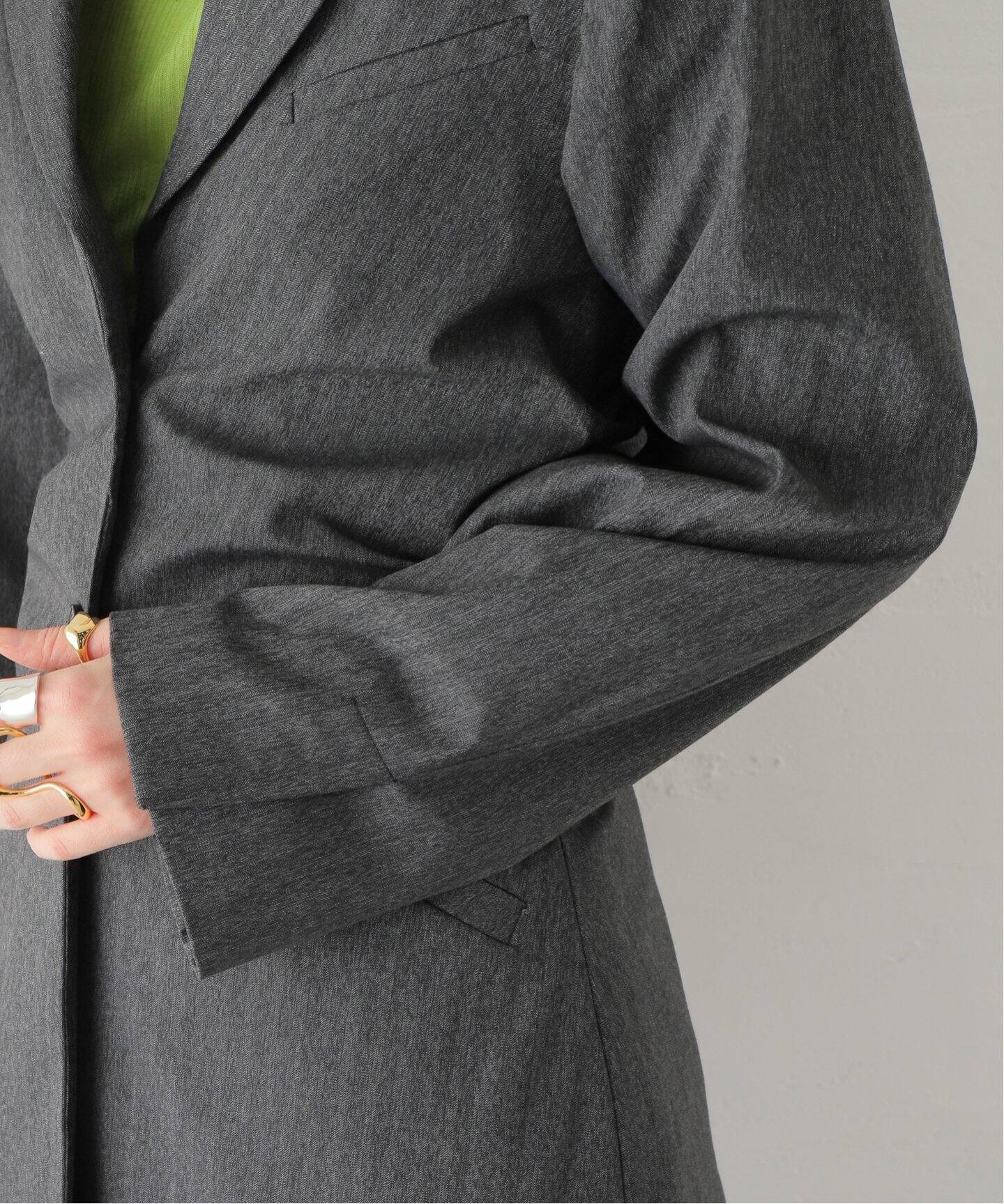 GANNI / ガニー】 Drapey Suiting Draped Blazer：ジャケット（その他 