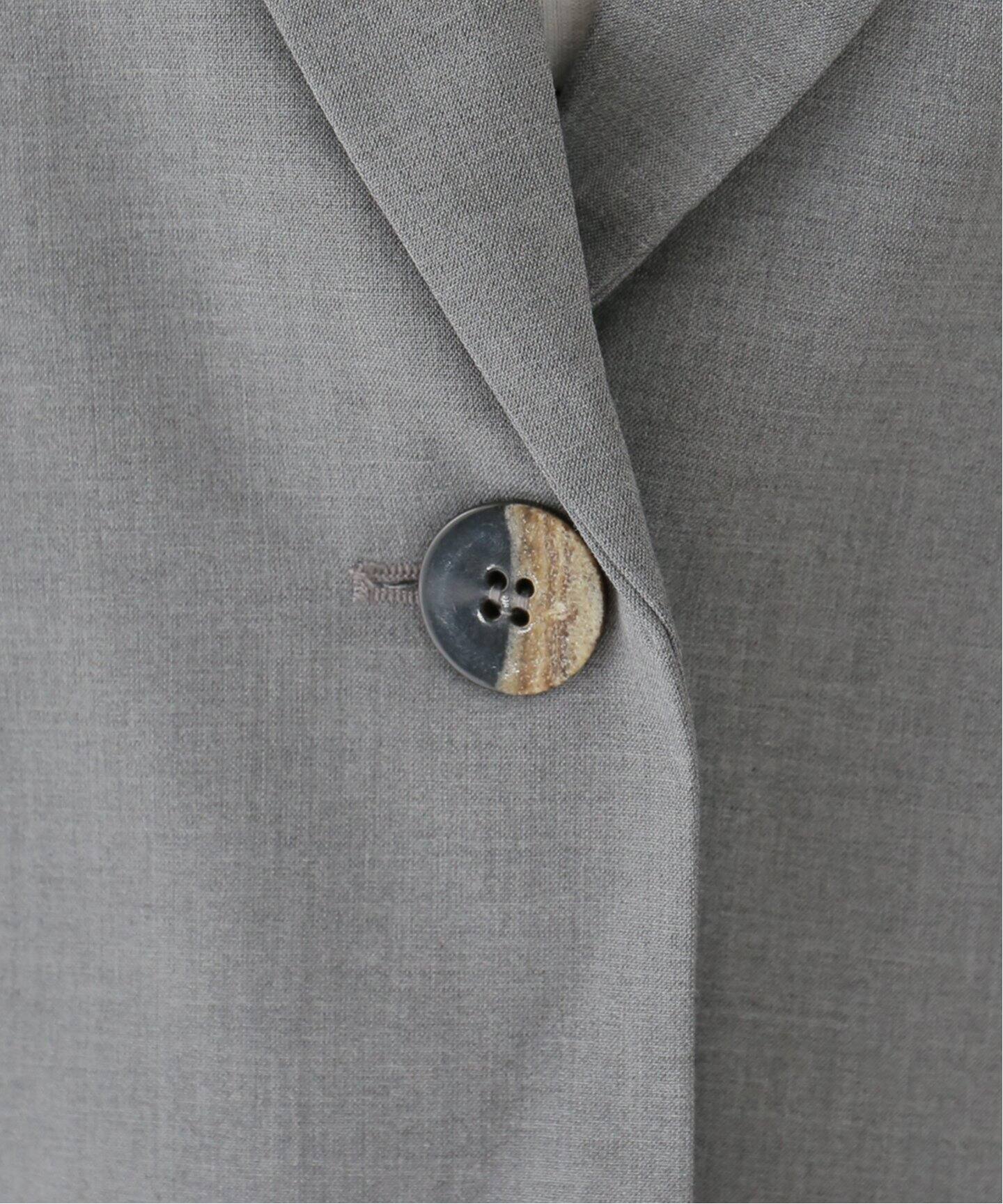 GANNI / ガニー】Drapey Melange Short Blazer：ジャケット  