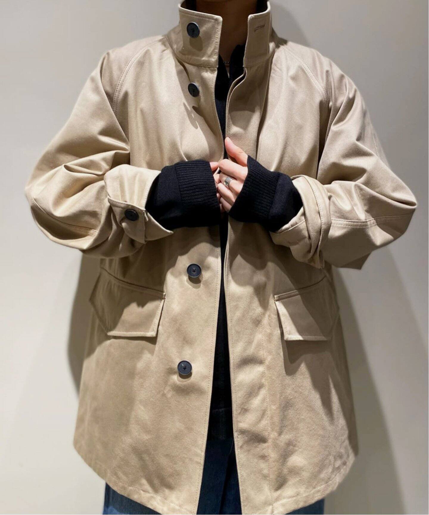 ATON/エイトン】WEST POINT STAND FIELD COAT（その他ブルゾン  