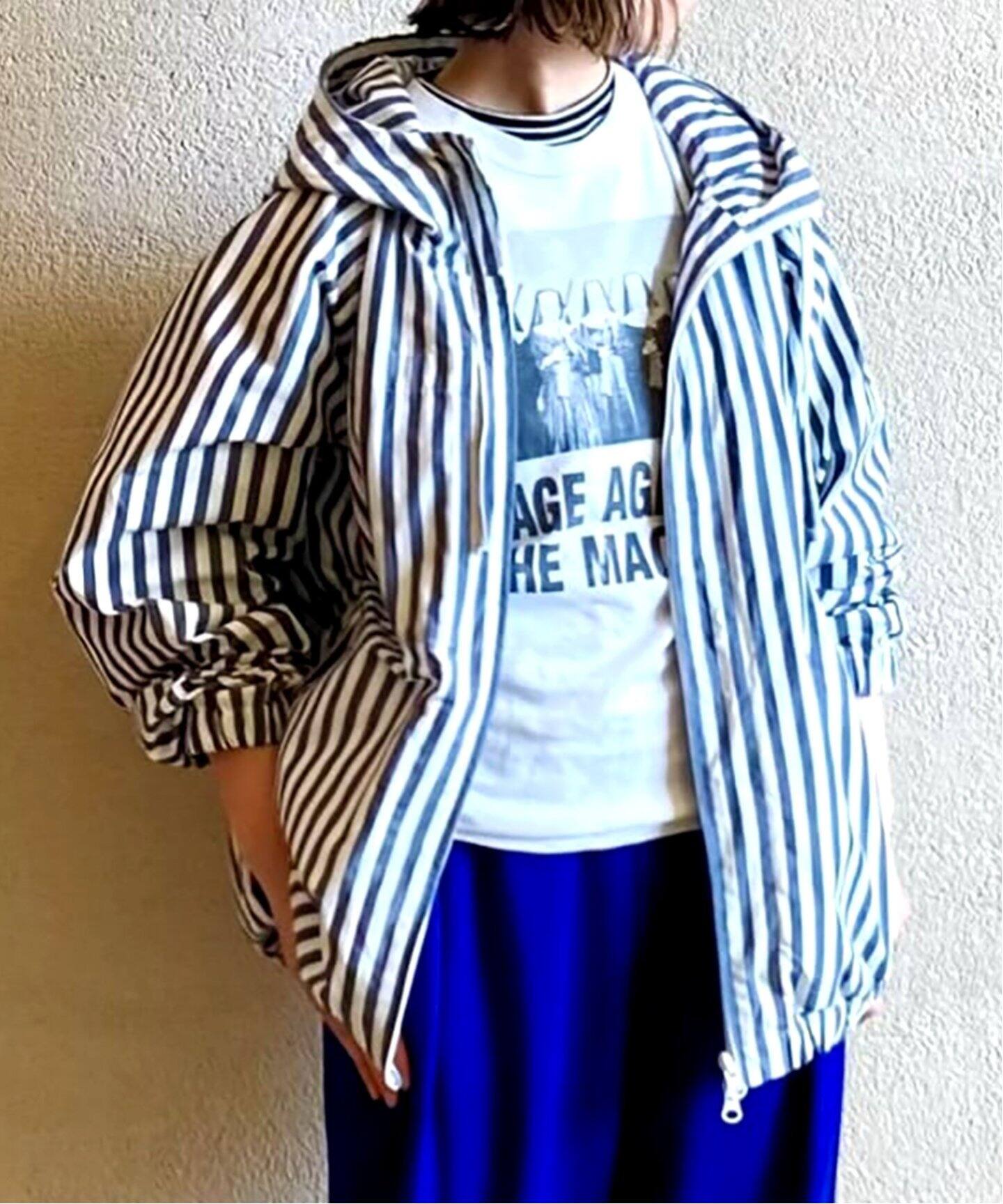 ts(s) /ティーエスエス】BLOCK STRIPE ZIP PARKA（その他ブルゾン  