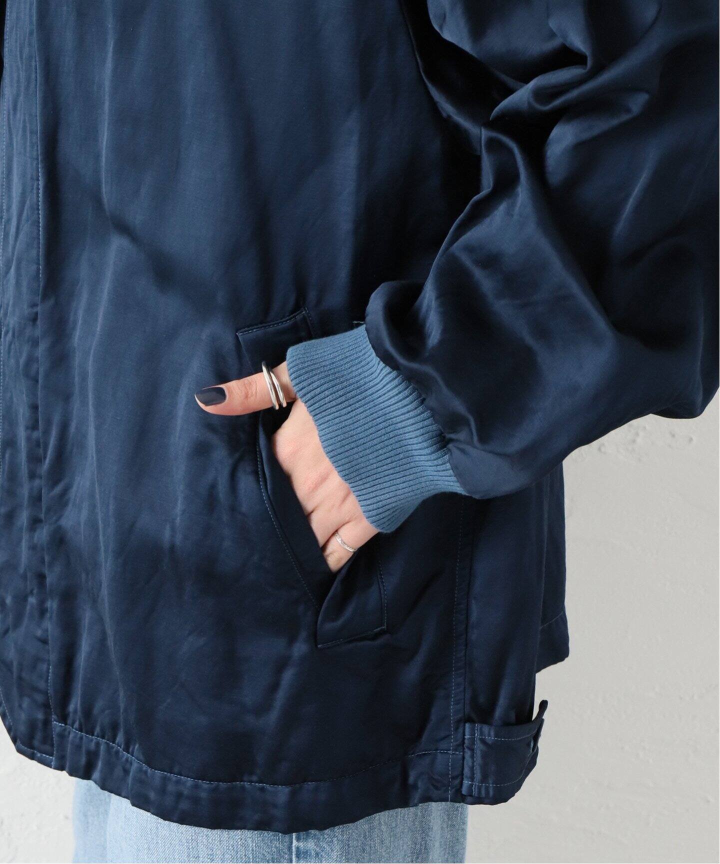 ts(s) /ティーエスエス】GARMENT DYE SATIN JACKET（その他ブルゾン 