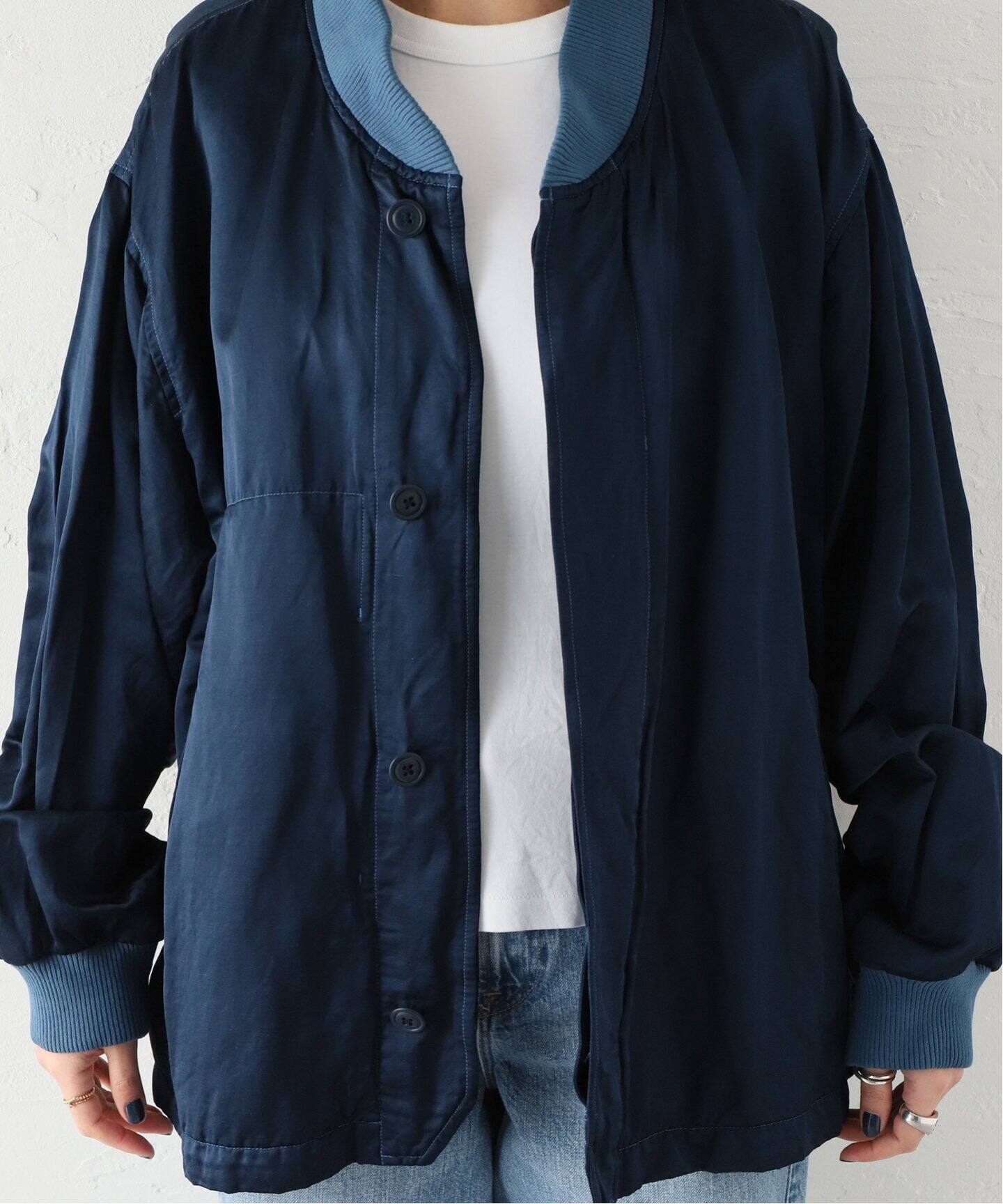 ts(s) /ティーエスエス】GARMENT DYE SATIN JACKET（その他ブルゾン 