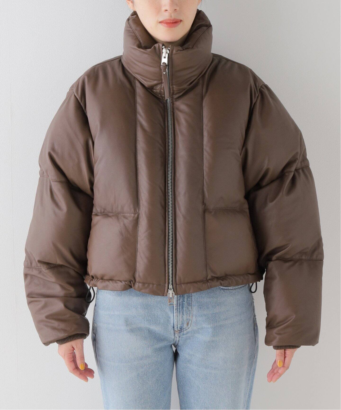 AGOLDE / エーゴールドイー】 EDIE LEATHER PUFFER（レザージャケット 