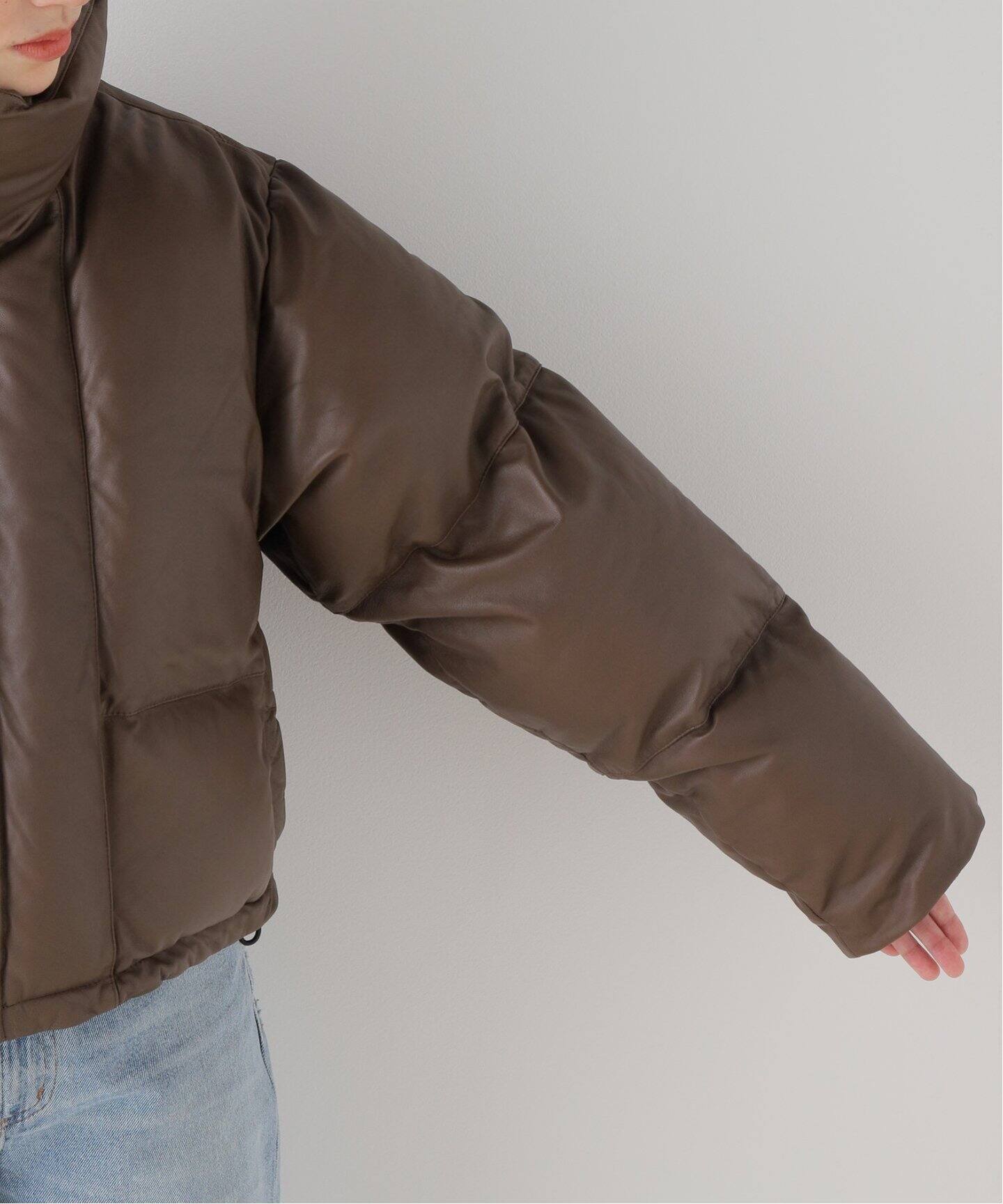 AGOLDE / エーゴールドイー】 EDIE LEATHER PUFFER（レザージャケット 