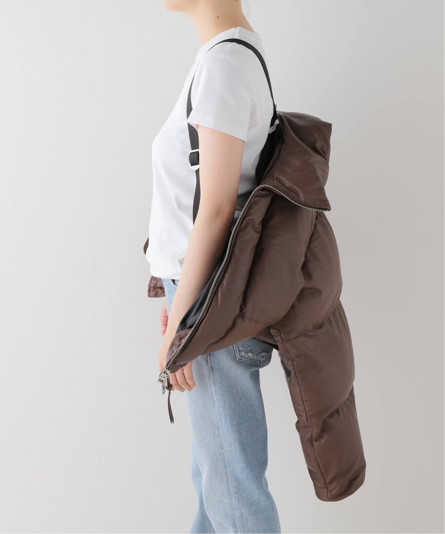 AGOLDE / エーゴールドイー】 EDIE LEATHER PUFFER（レザージャケット 