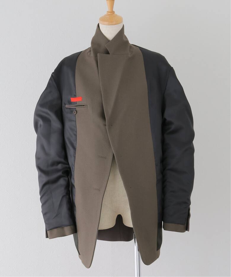 COMMISSION/コミッション】 LONG SHIFT JACKET（テーラードジャケット 