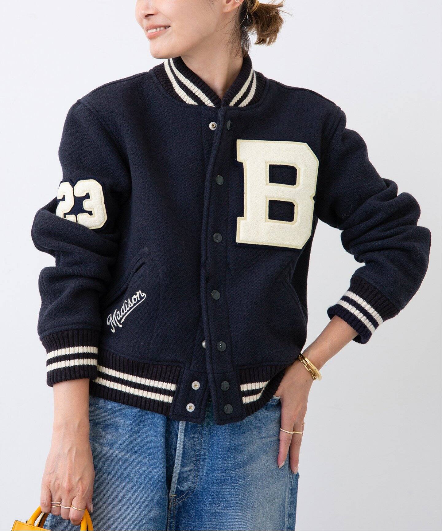 MADISONBLUE / マディソンブルー】 COMPACT STADIUM BOMBER ジャケット  