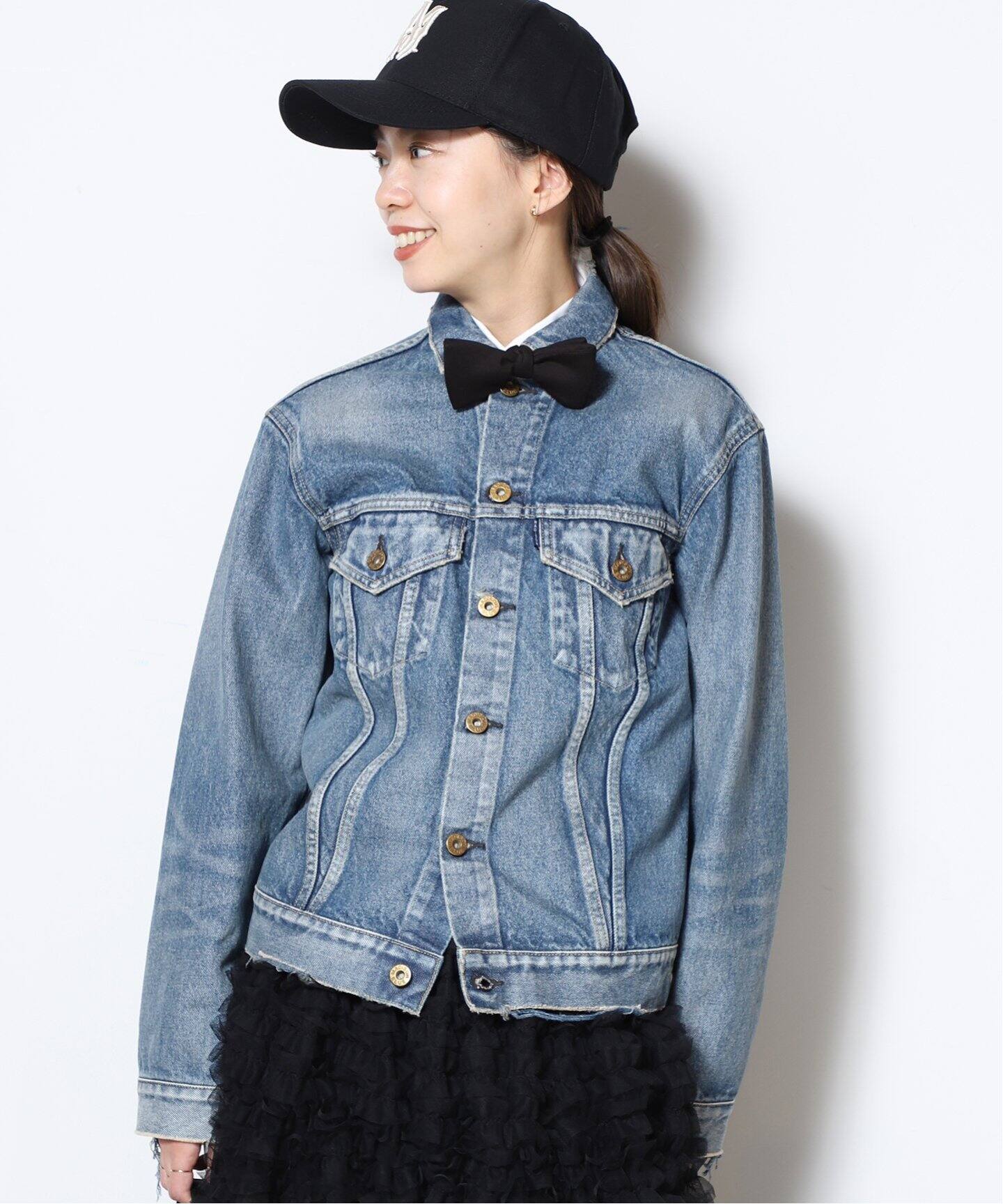 MADISONBLUE/マディソンブルー】CRASHED G ジャケット（デニム  