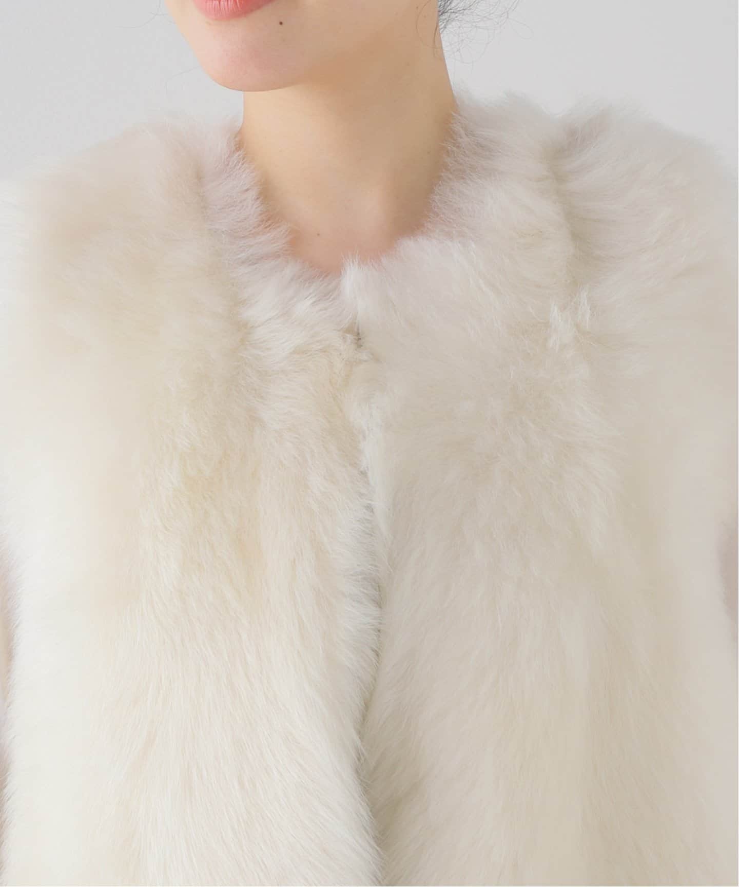 KARL DONOGHUE/カールドノヒュー】LAMBSKIN ジレ（GRAY、WHITE