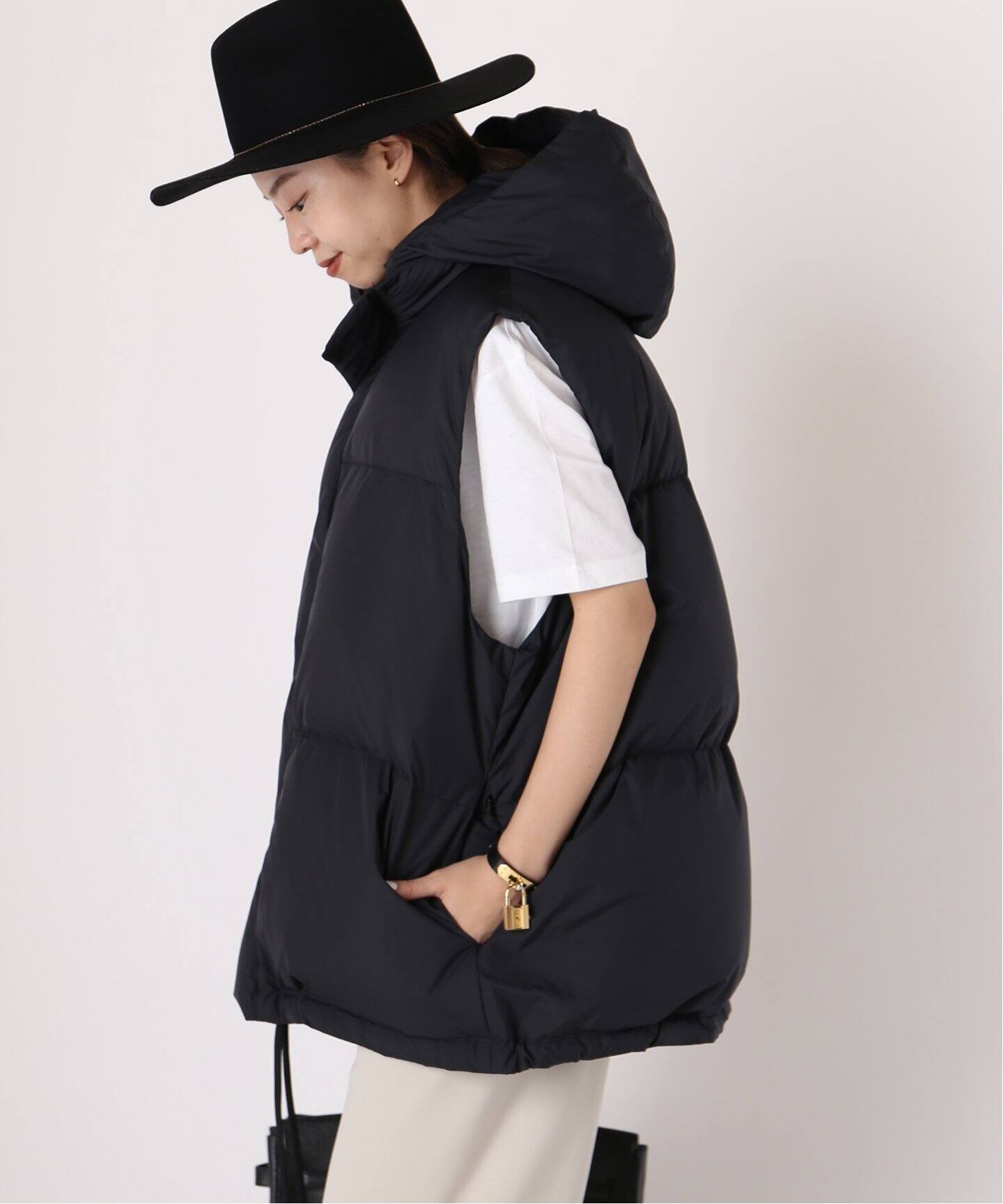CALUX/キャラクス】PUFFER HOODY ベスト（ベスト）｜MUSE de Deuxieme 