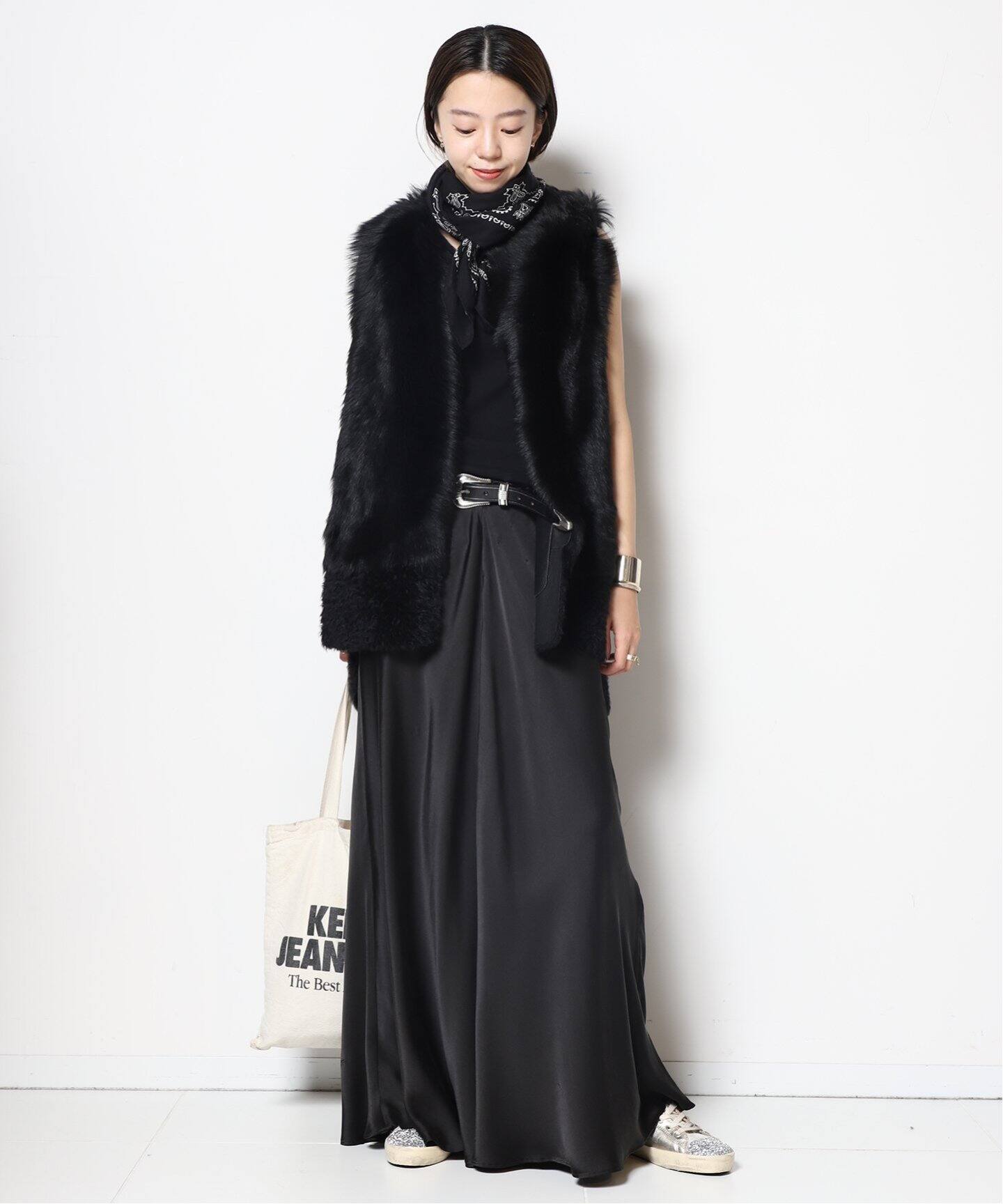 KARL DONOGHUE/カールドノヒュー】LAMBSKIN ジレ（BLACK、NAVY）（ジレ 