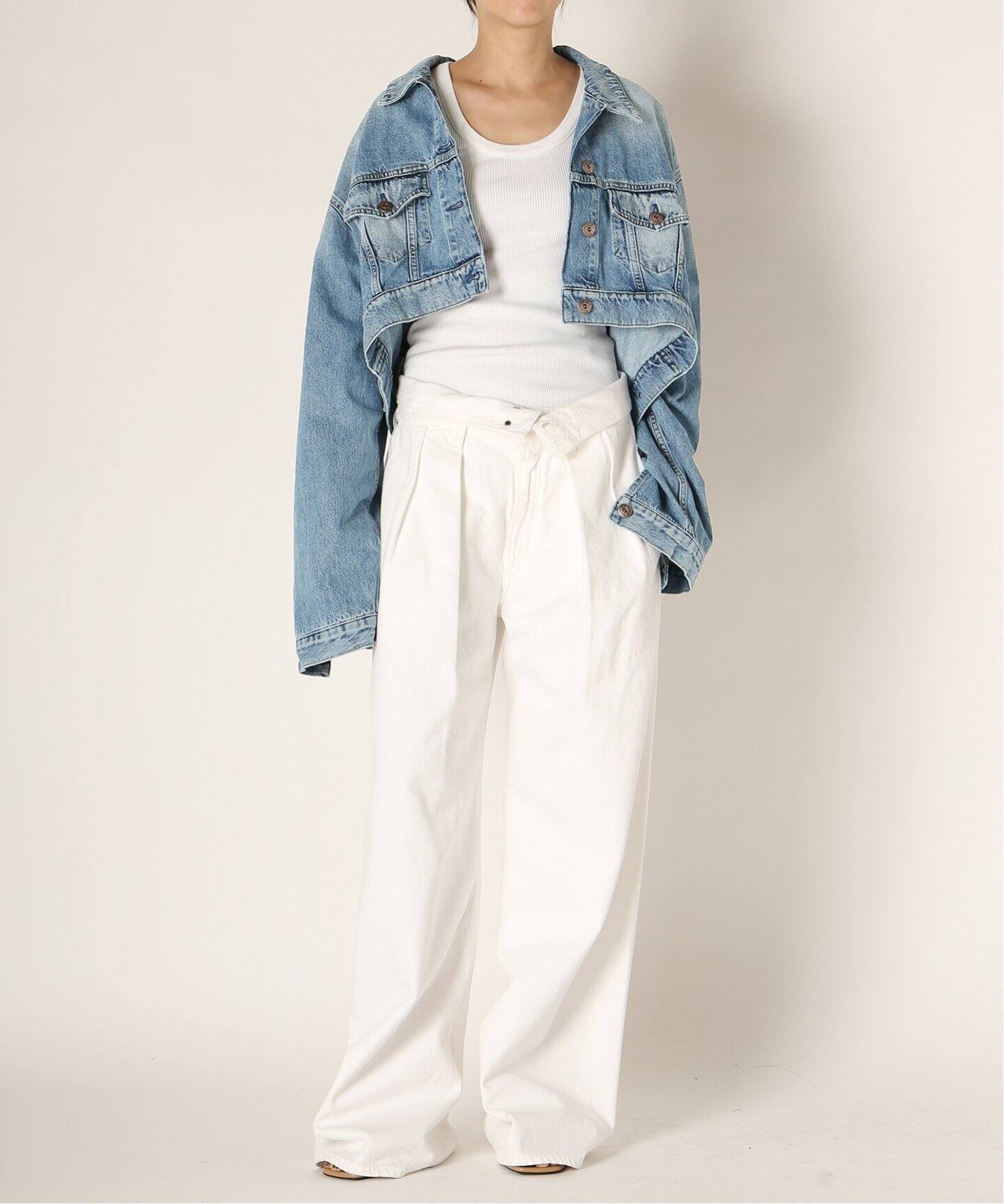3X1/スリーバイワン】GINA DENIM SHORT ジャケット（デニムジャケット 