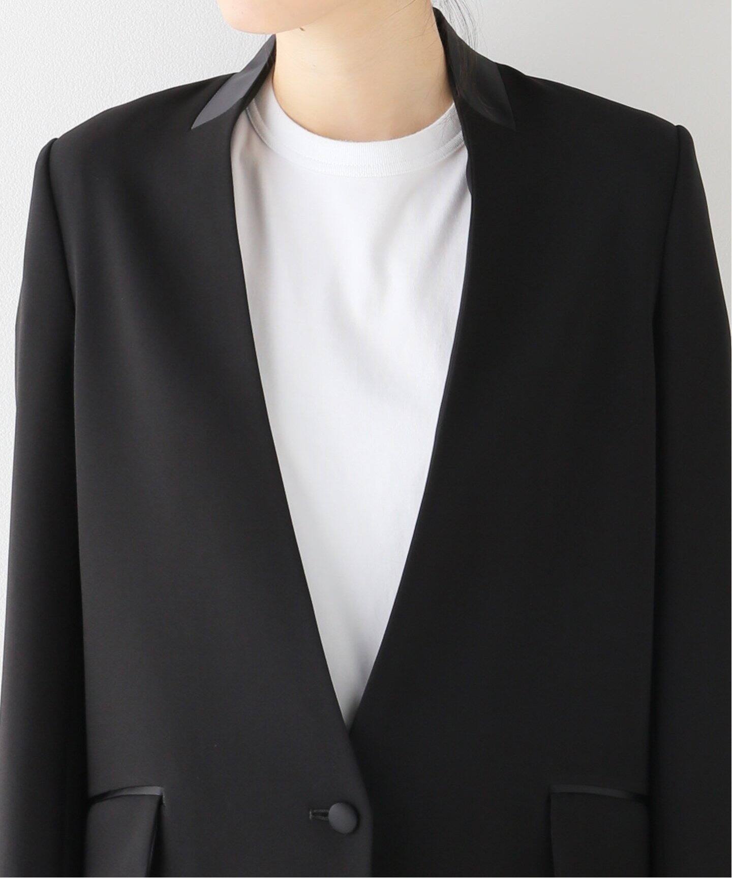 Col Pierrot/コルピエロ】BLACK SINGLE ジャケット（ノーカラー  