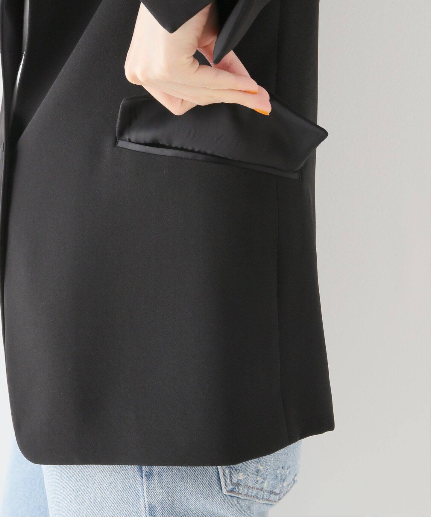 Col Pierrot/コルピエロ】BLACK SINGLE ジャケット（ノーカラー  