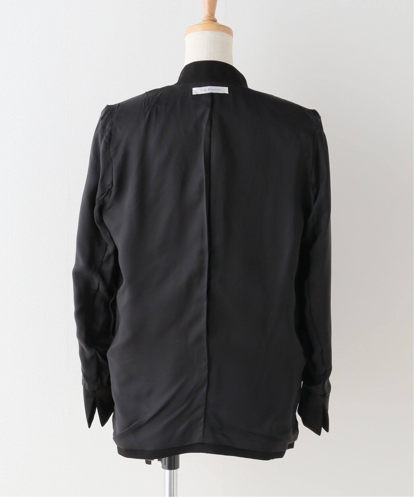 Col Pierrot/コルピエロ】BLACK SINGLE ジャケット（ノーカラー  