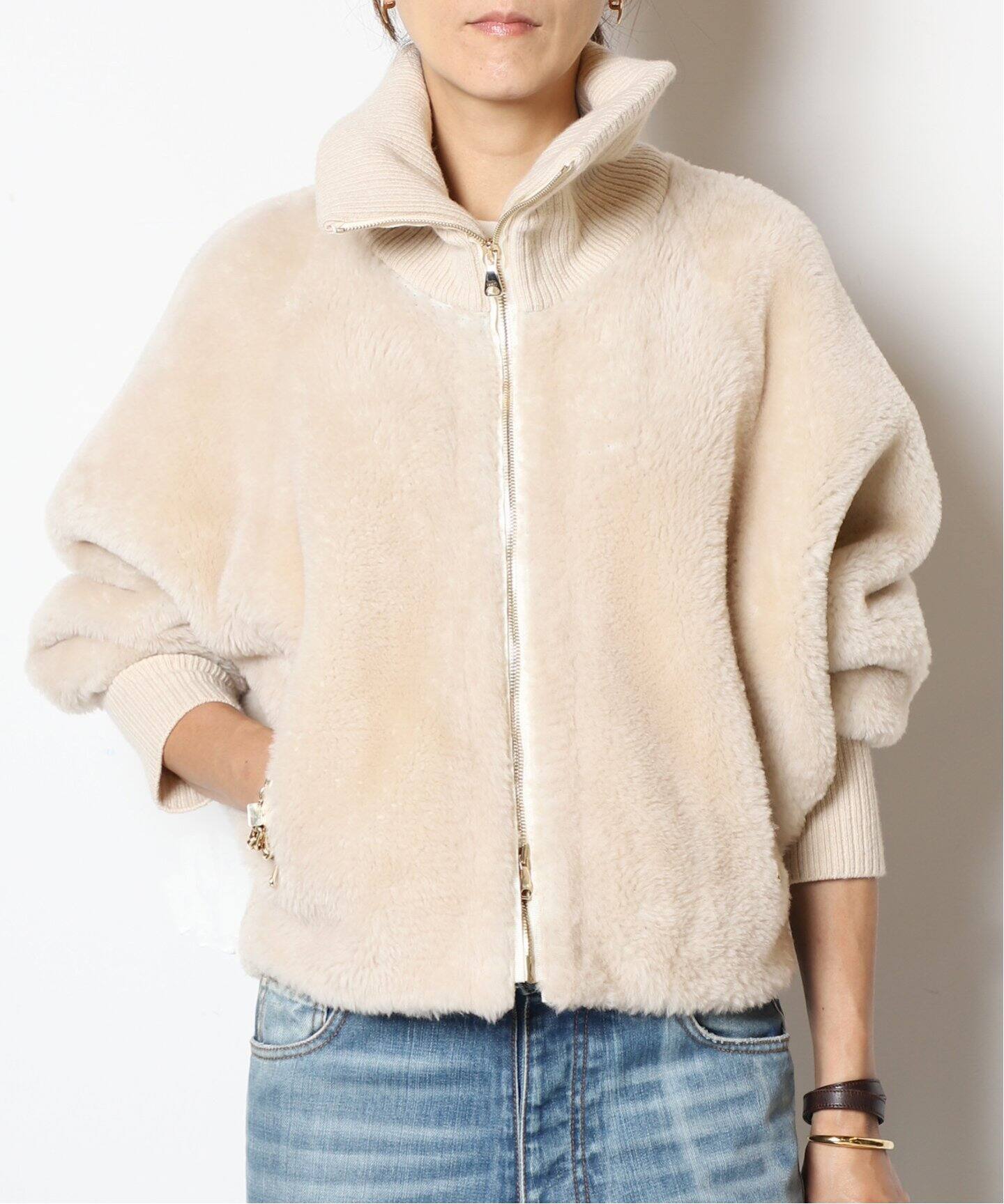 新品 EMMETI ムートン 38 厚く ラム ドゥロワー 