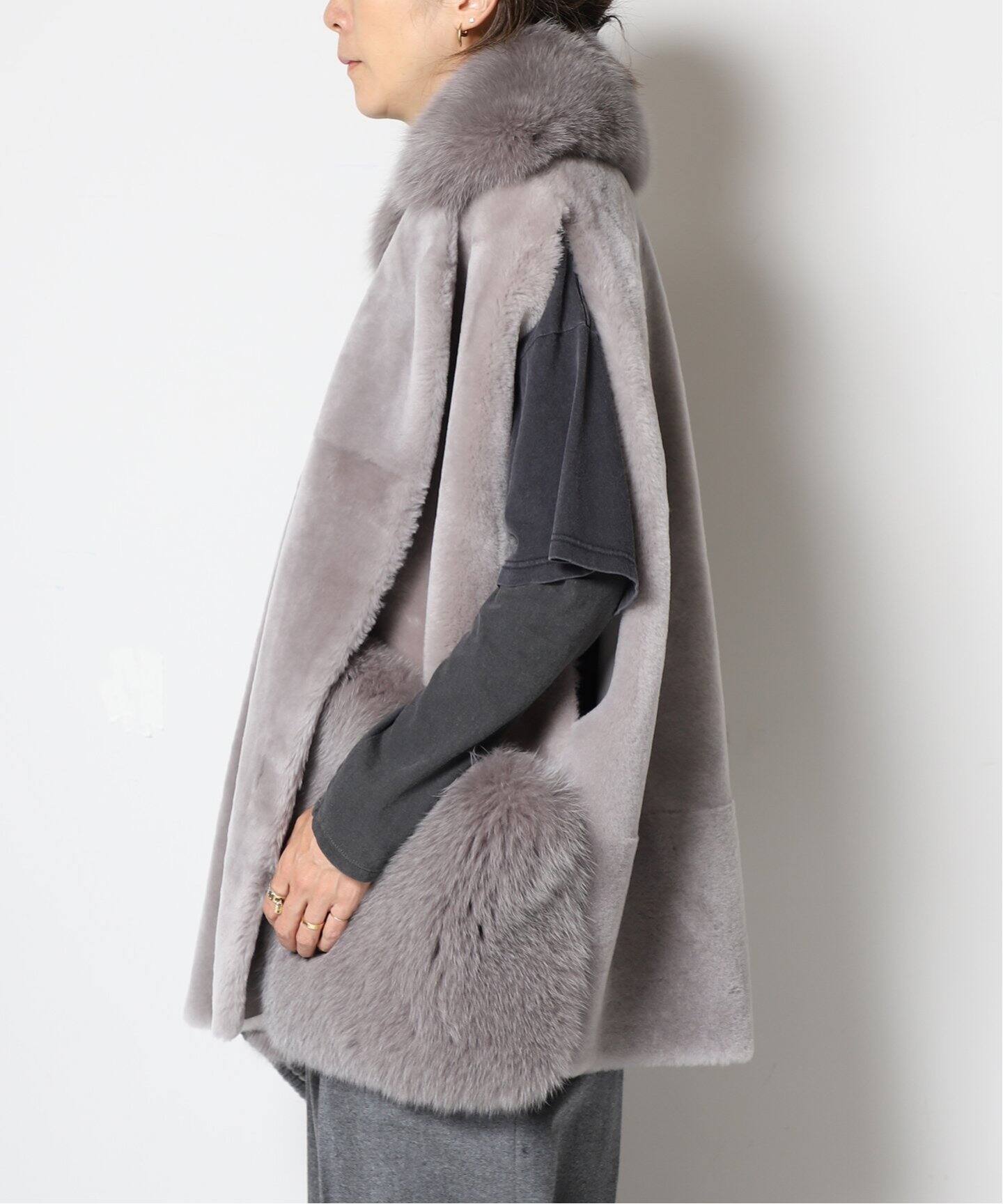 BLANCHA/ブランカ】FOX ジレ（ベスト）｜MUSE de Deuxieme Classe 