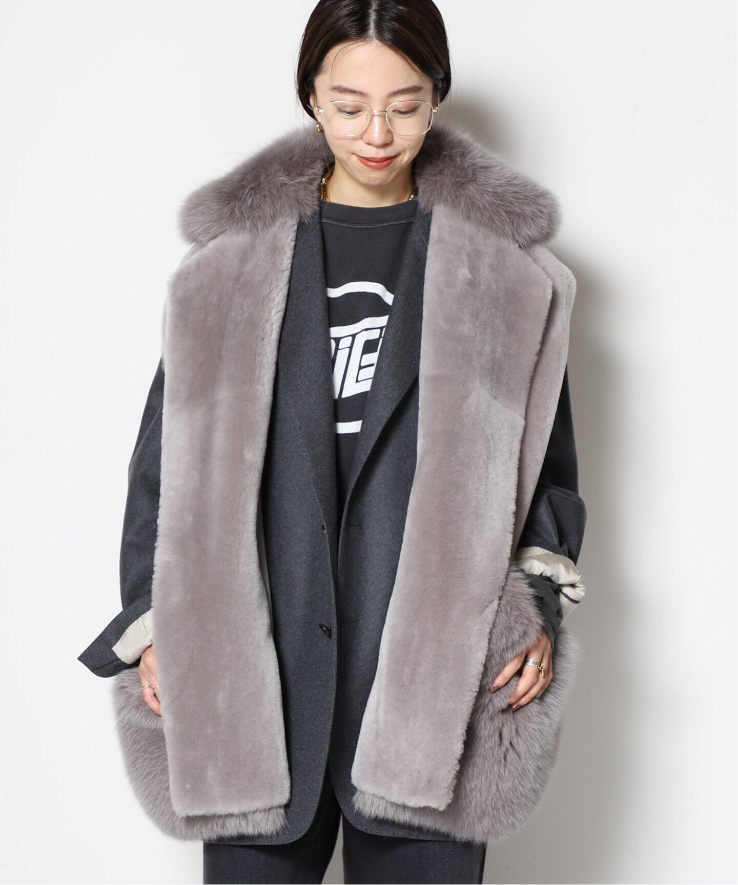 BLANCHA/ブランカ】FOX ジレ（ベスト）｜MUSE de Deuxieme Classe 