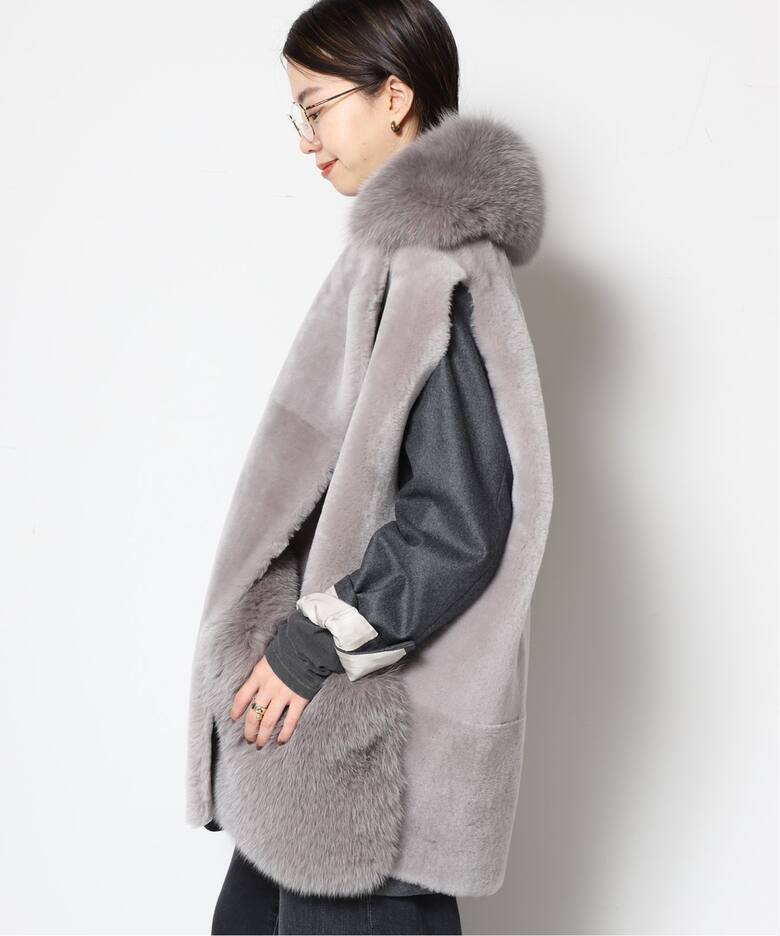 BLANCHA/ブランカ】FOX ジレ（ベスト）｜MUSE de Deuxieme Classe 