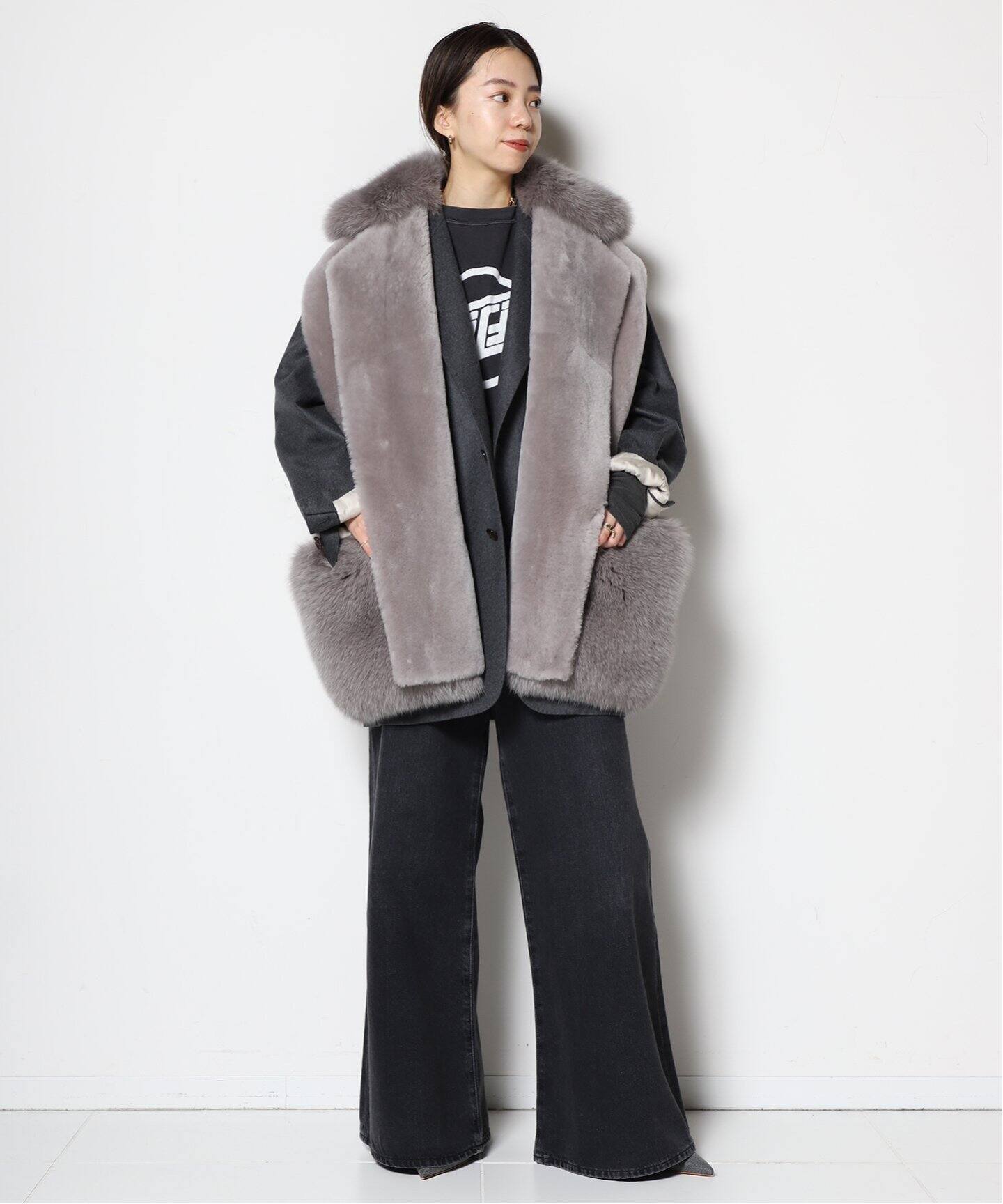 BLANCHA/ブランカ】FOX ジレ（ベスト）｜MUSE de Deuxieme Classe 
