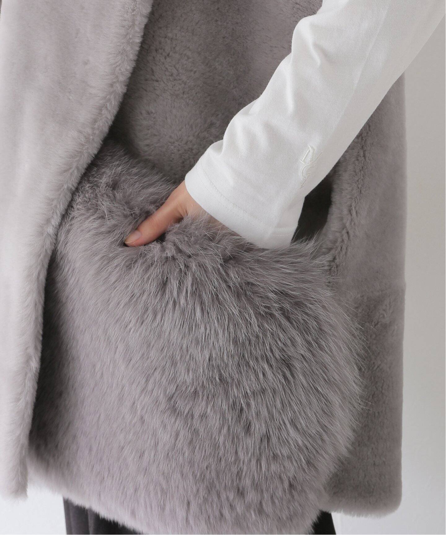 BLANCHA/ブランカ】FOX ジレ（ベスト）｜MUSE de Deuxieme Classe 