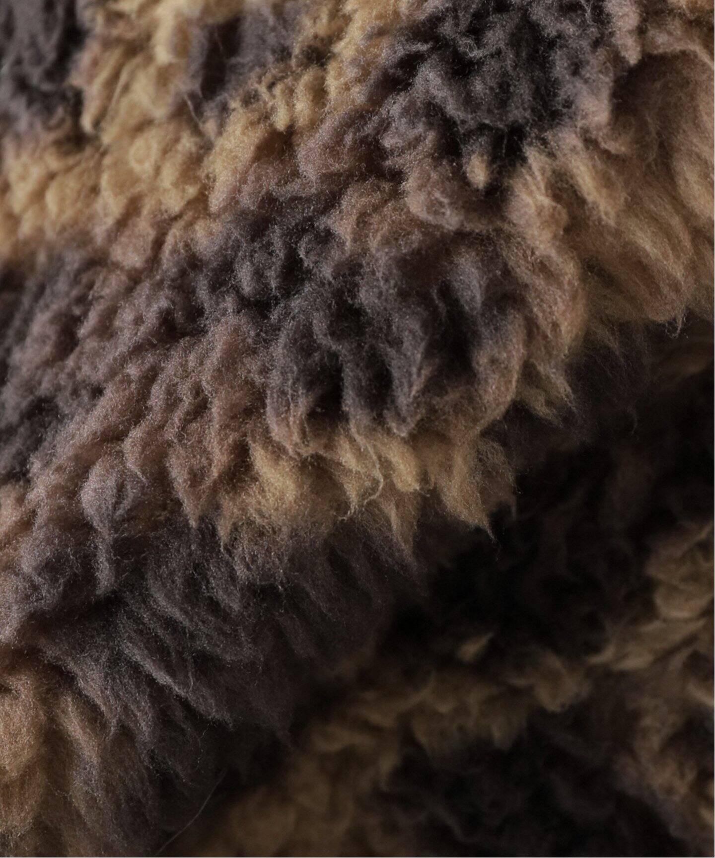 JOHNBULL/ジョンブル】LEOPARD FLEECE ZIP パーカー（ボア・フリース 