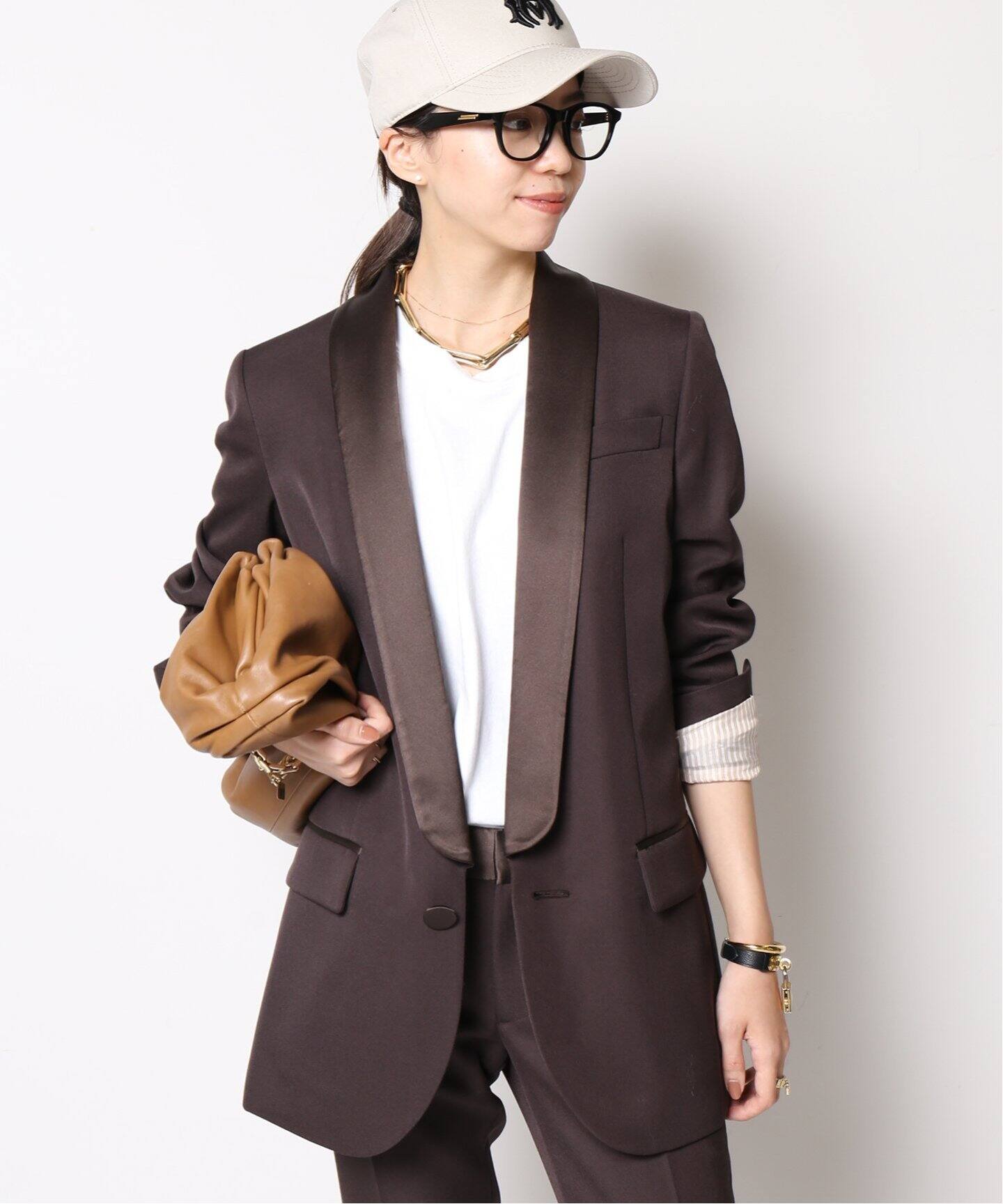 DSQUARED2/ディースクエアード】BROWN ジャケット（テーラード  