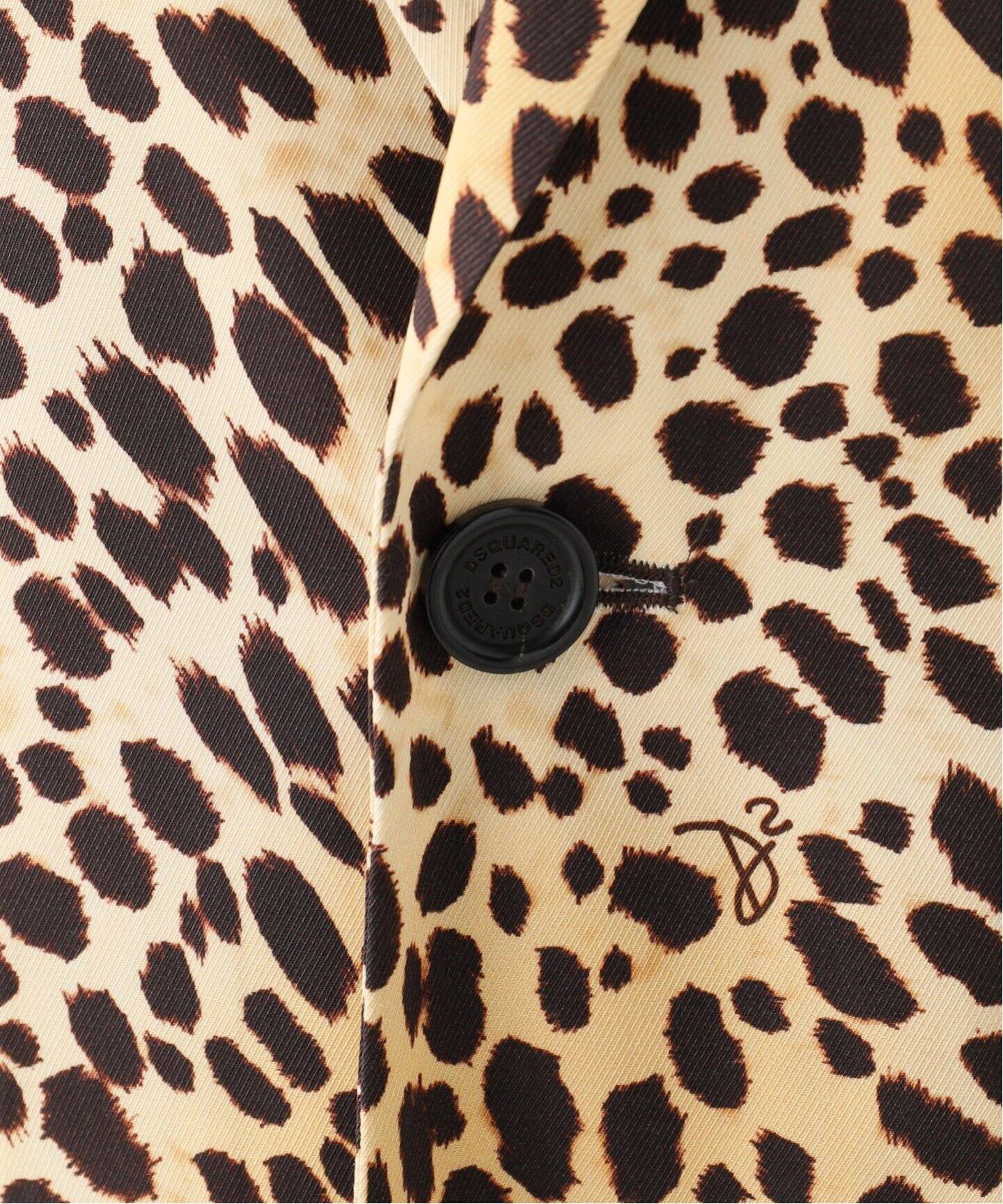 DSQUARED2/ディースクエアード】LEOPARD ジャケット（テーラード