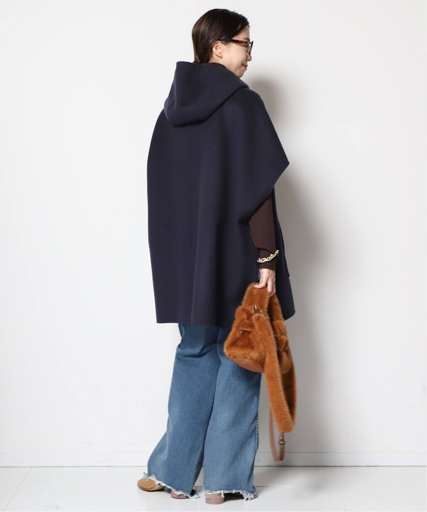 N_8/エンネオット】ZIP ポンチョ（ポンチョ・マント）｜MUSE de  