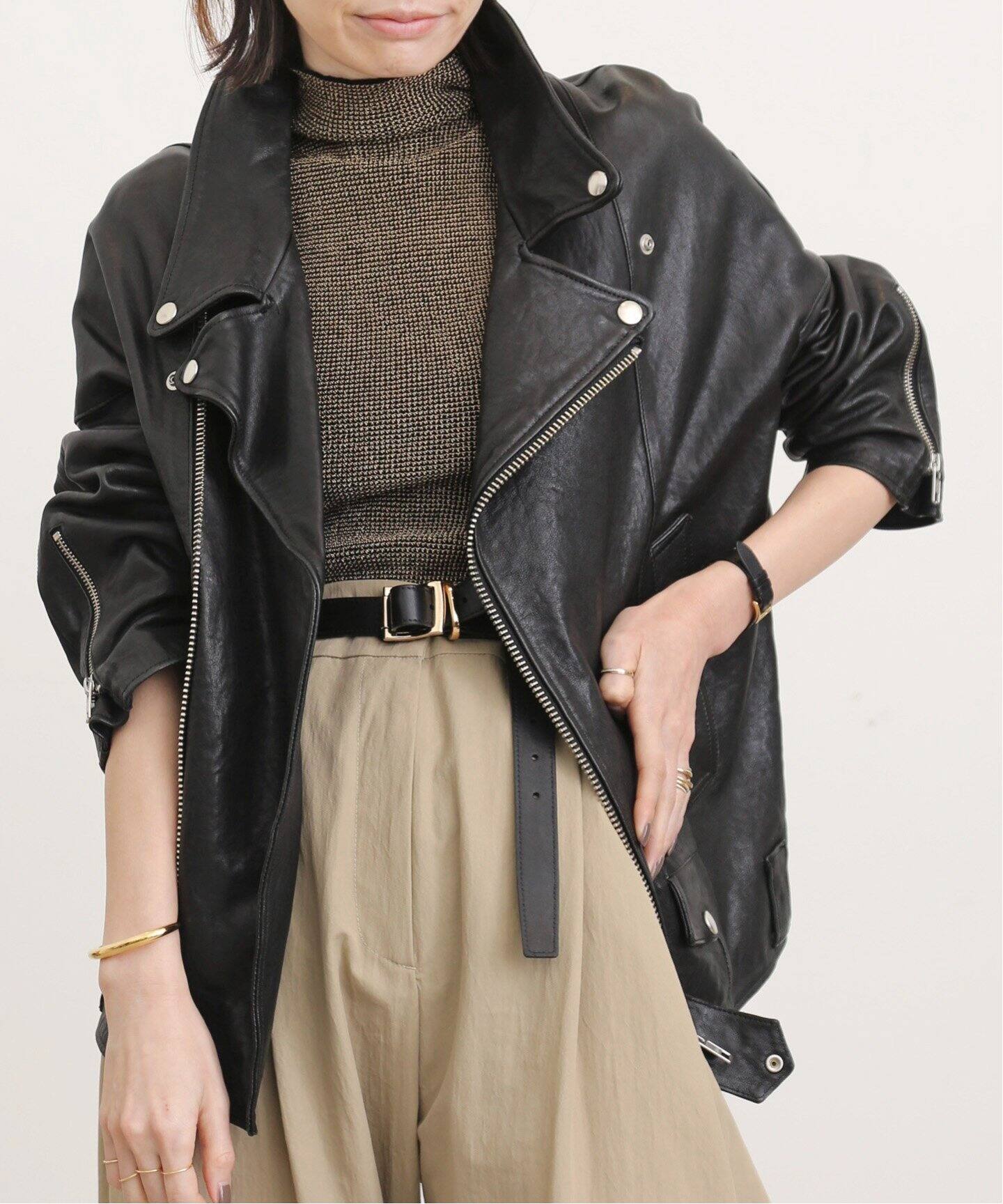 Lisiere Leather Riders ジャケット（レザージャケット）｜L  