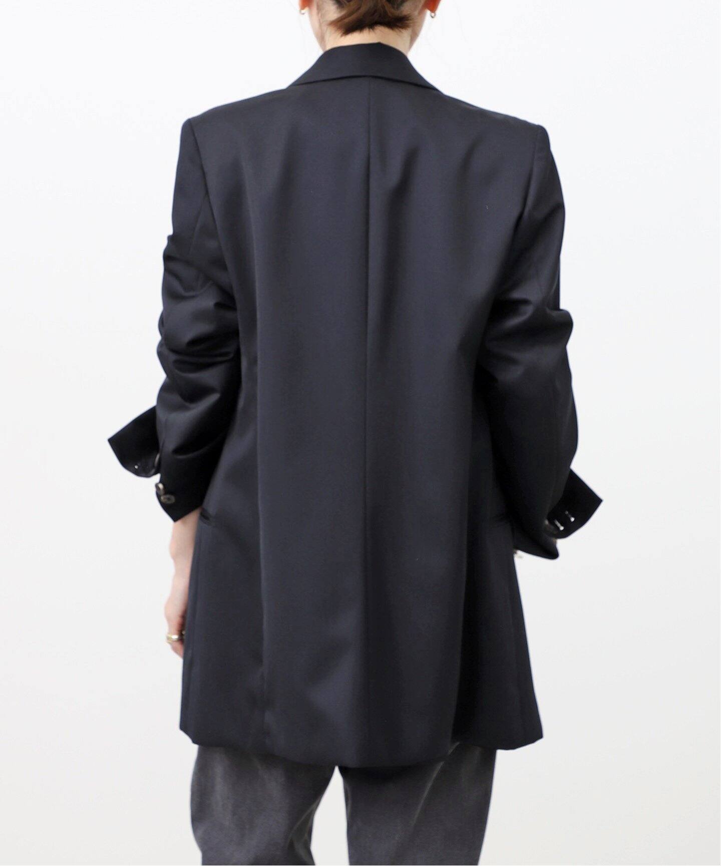 Navy Tailored Jacket（テーラードジャケット）｜L