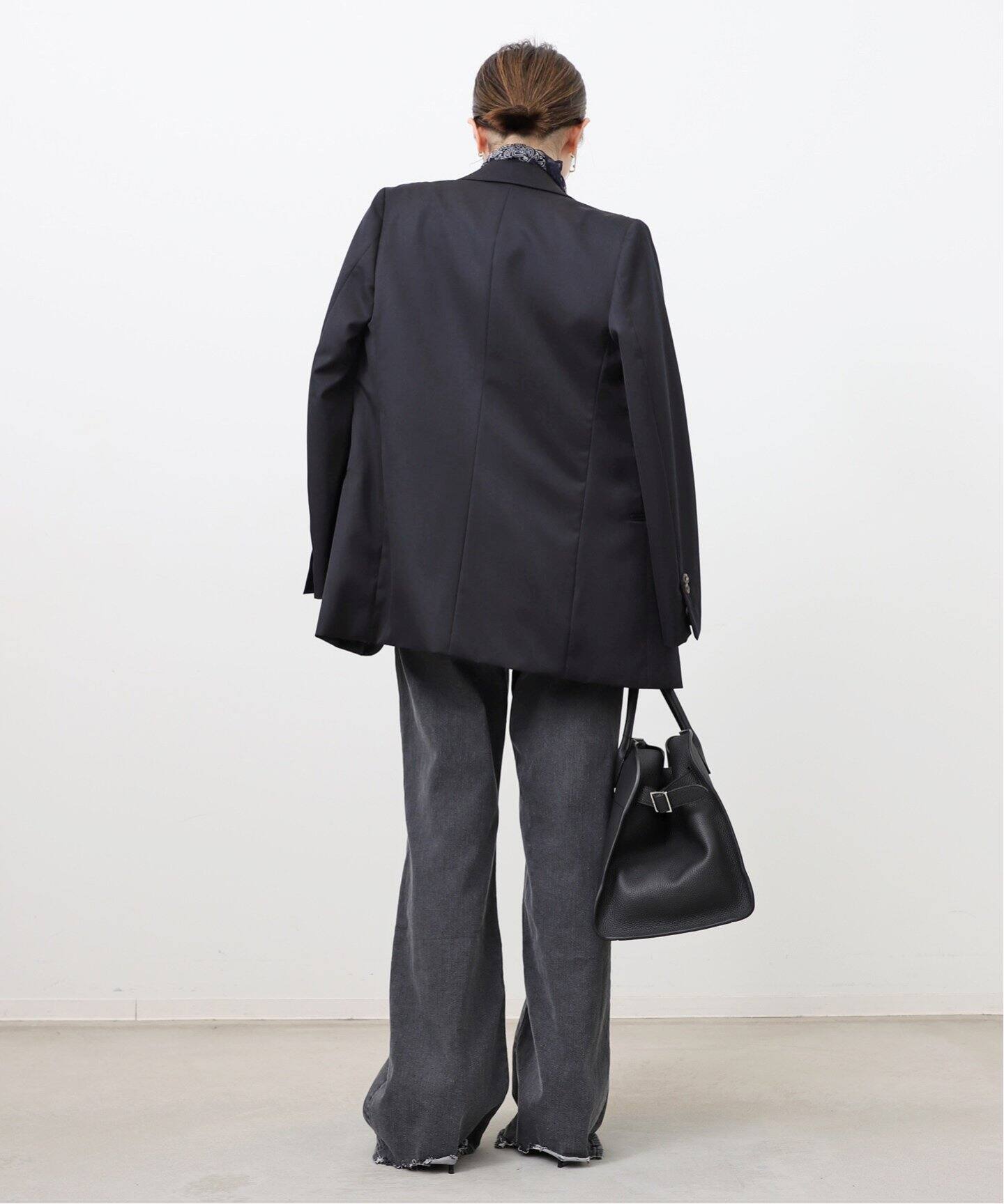 Navy Tailored Jacket（テーラードジャケット）｜L 