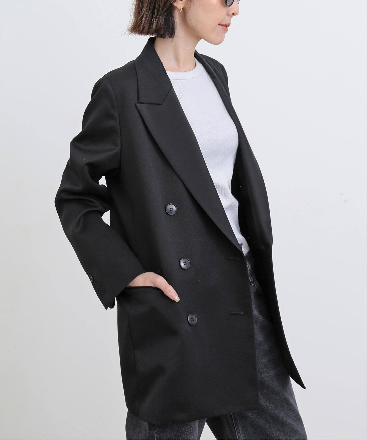 W Jacket（テーラードジャケット）｜L