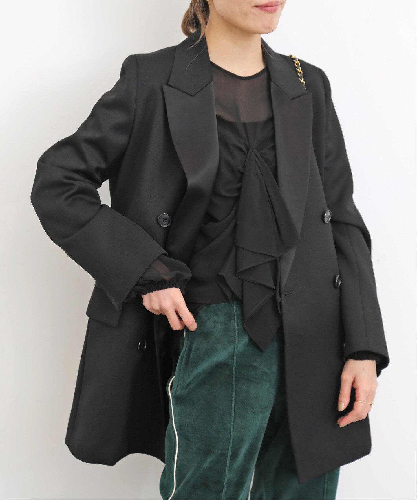 W Jacket（テーラードジャケット）｜L 