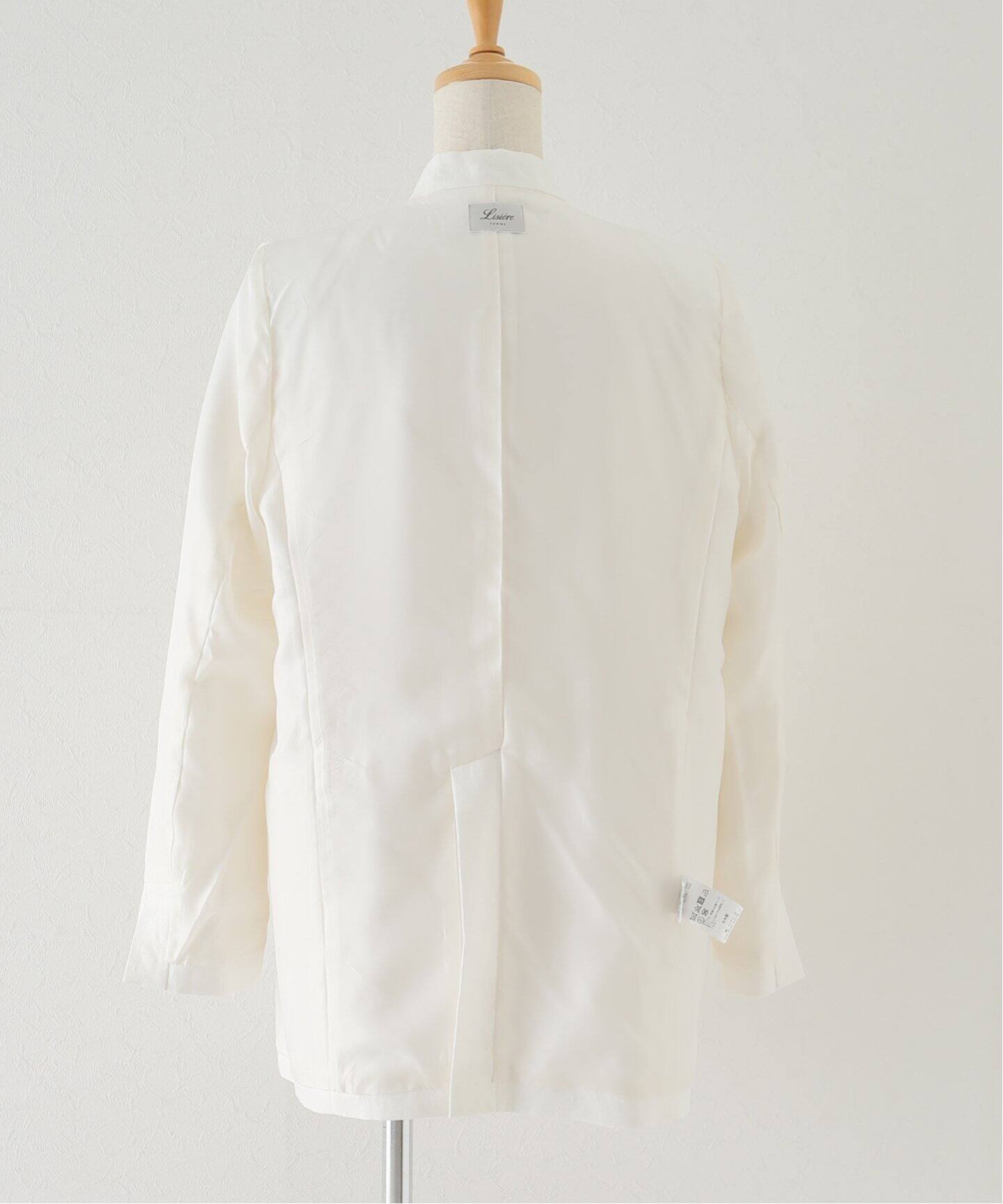 Linen No Collar Jacket（ノーカラージャケット）｜L