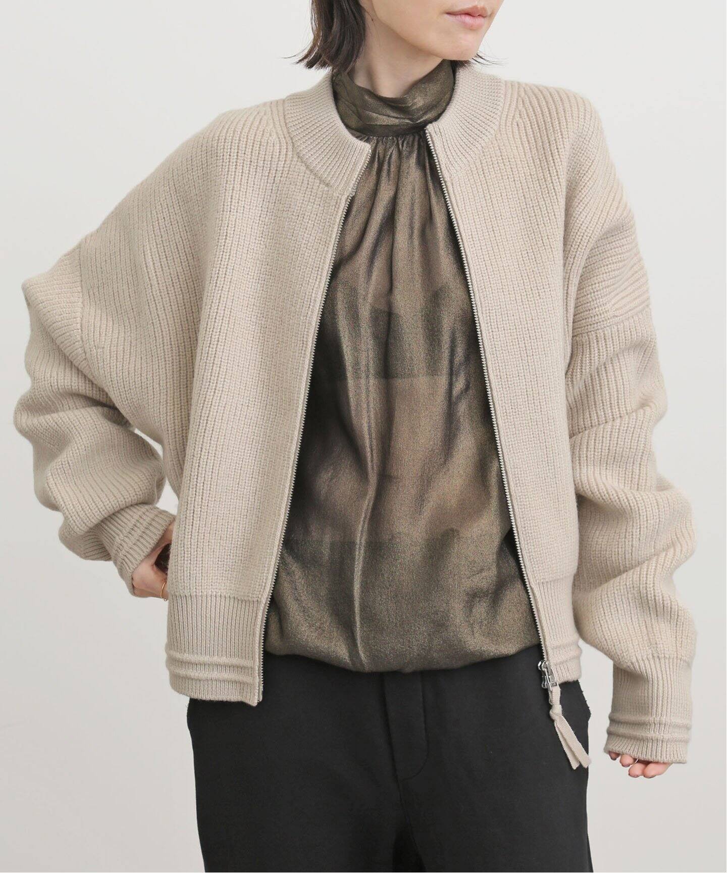 GOOD GRIEF!/グッドグリーフ】 Knit Full Zipped Blouson（その他  